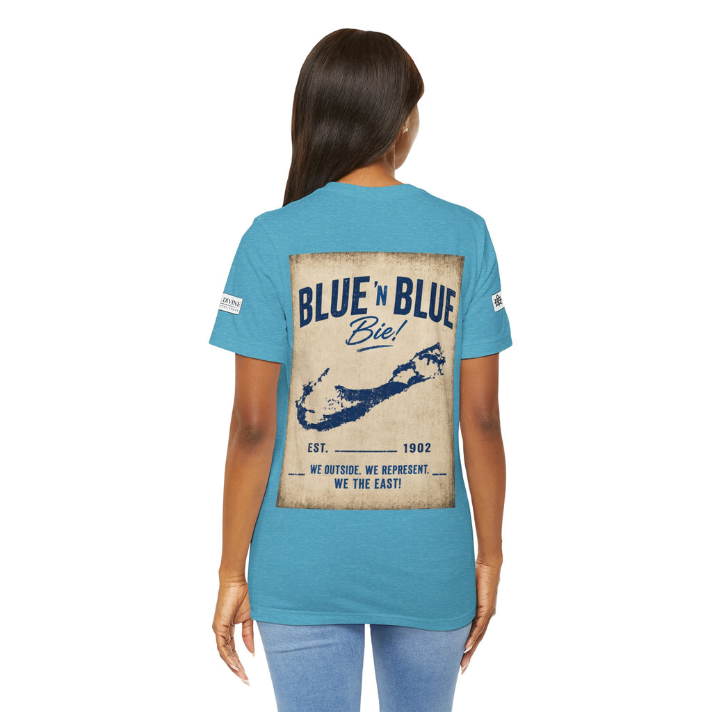 BE DIVINE™ Blue and Blue Bie! – East Side Heritage Collector Tee