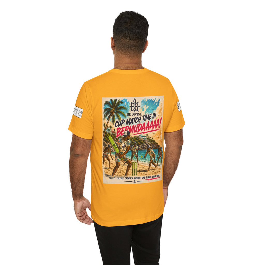 BE DIVINE™ Just Vibes Tee – Bermuda Cup Match Edition