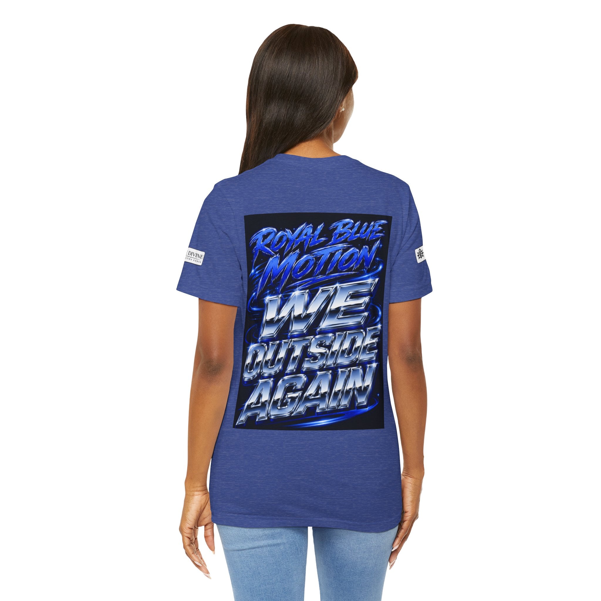 BE DIVINE™ Baby Blue 'N Blue Culture – We Outside Tee
