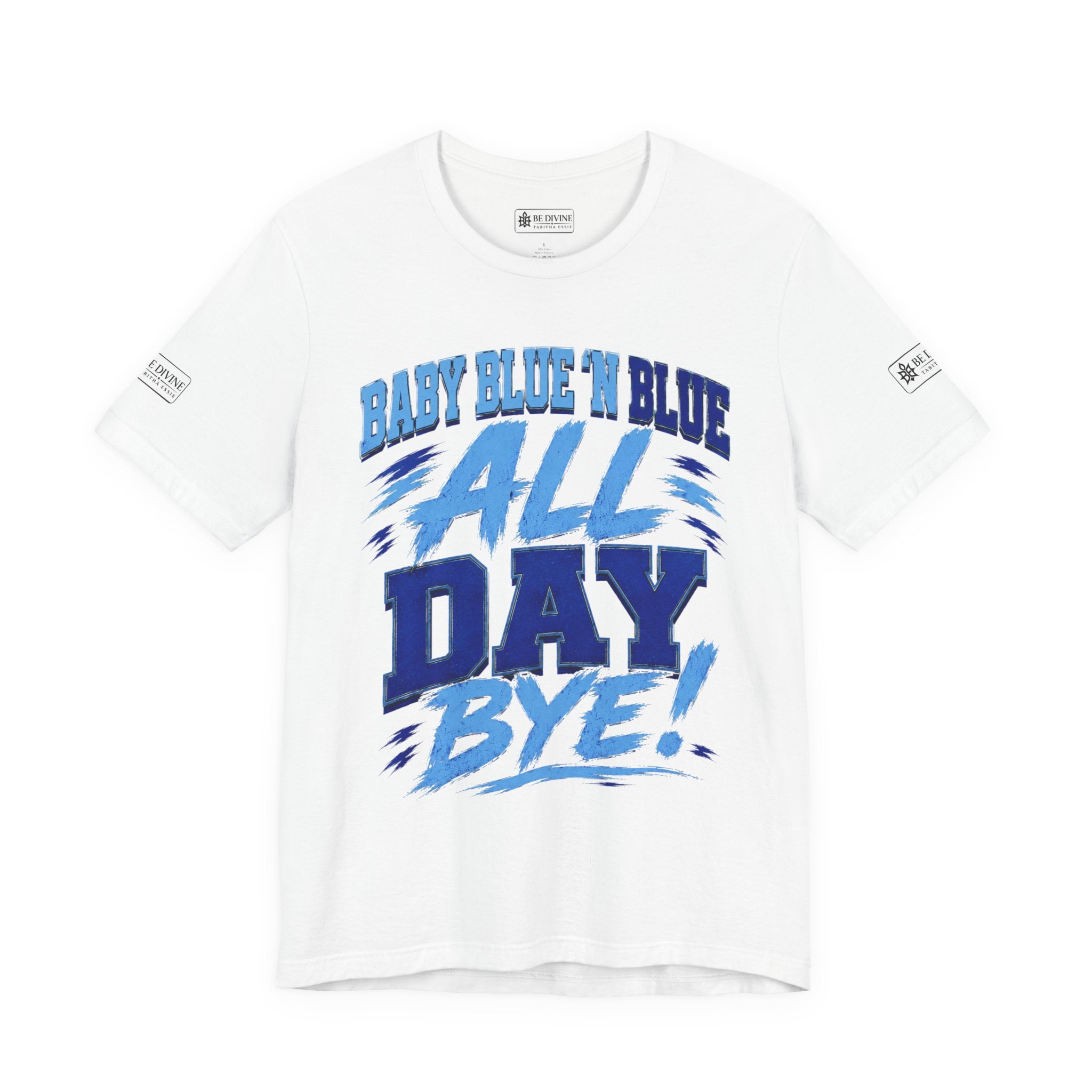 BE DIVINE™ Baby Blue 'N Blue All Day Bye! Heritage Collector Tee