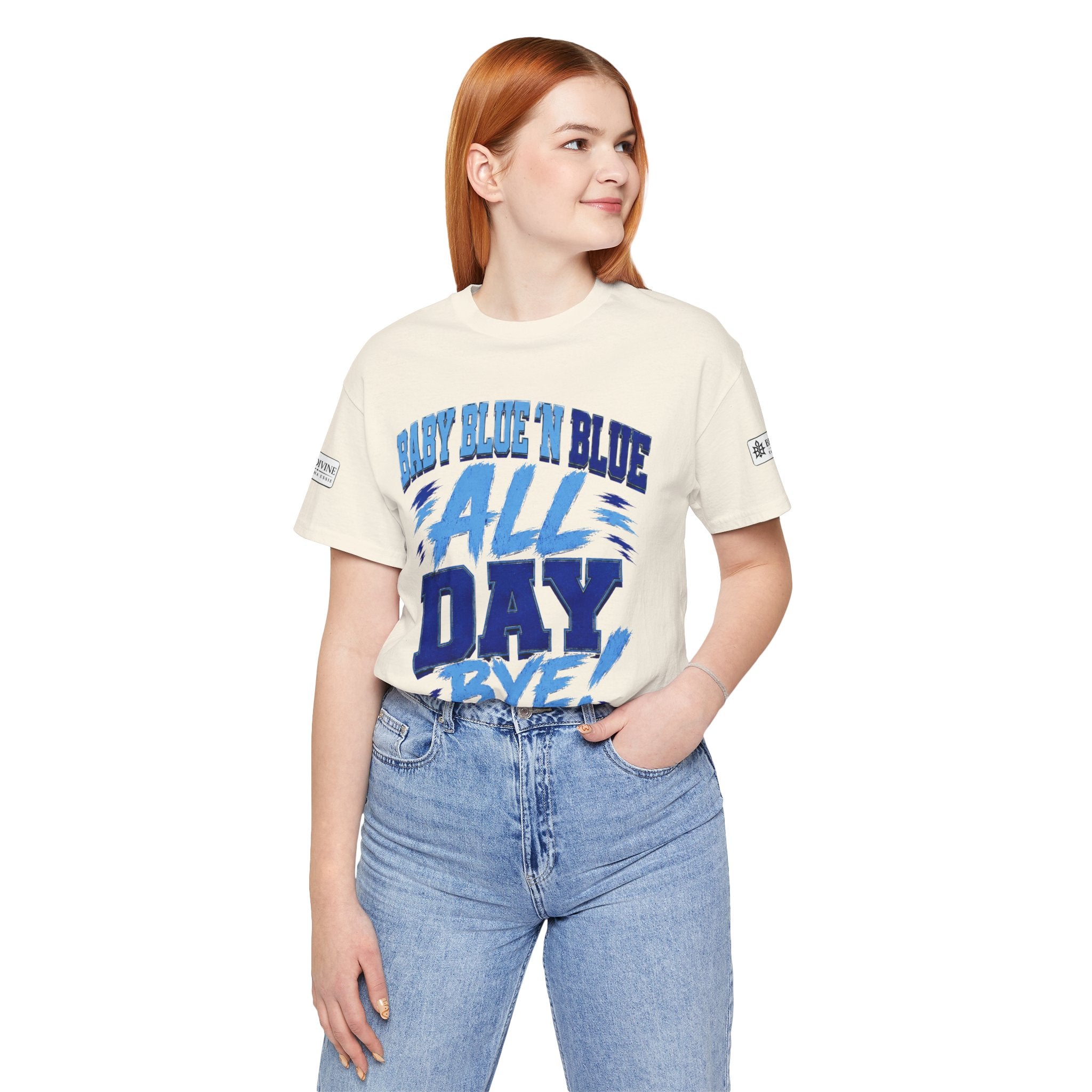 BE DIVINE™ Baby Blue 'N Blue All Day Bye! Heritage Collector Tee