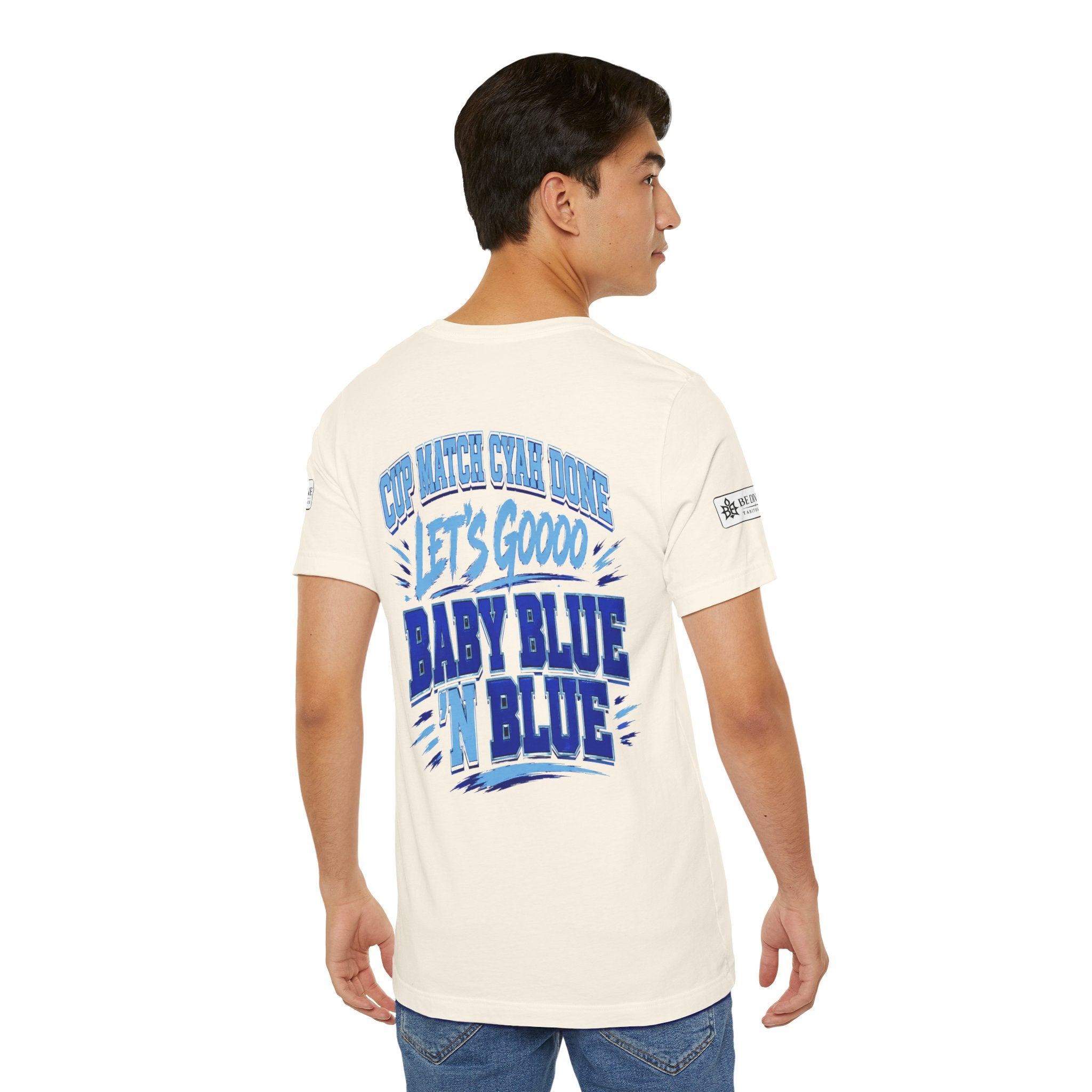 BE DIVINE™ Blue 'N Blue Strong Tee – Let's Gooo Baby Blue 'N Blue Edition