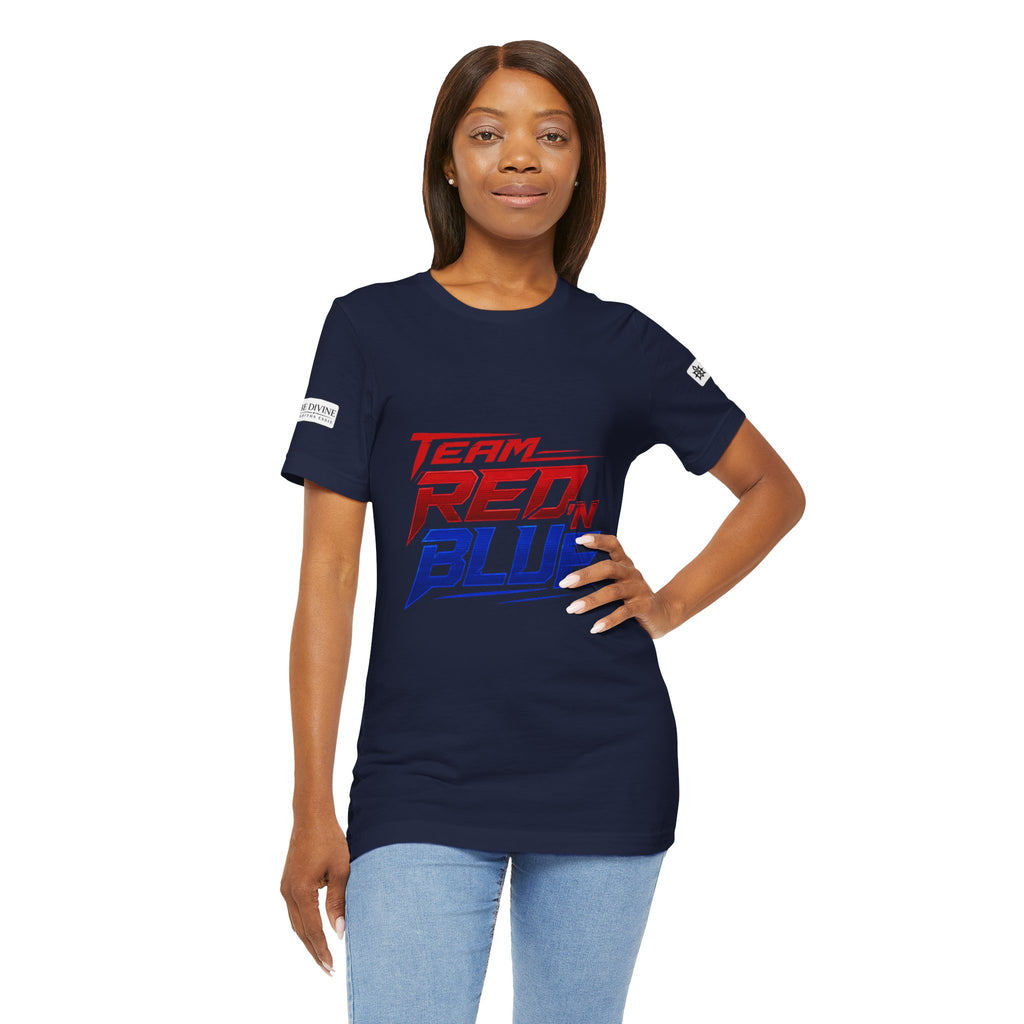 BE DIVINE™ Team Red ’N Blue Heritage Tee