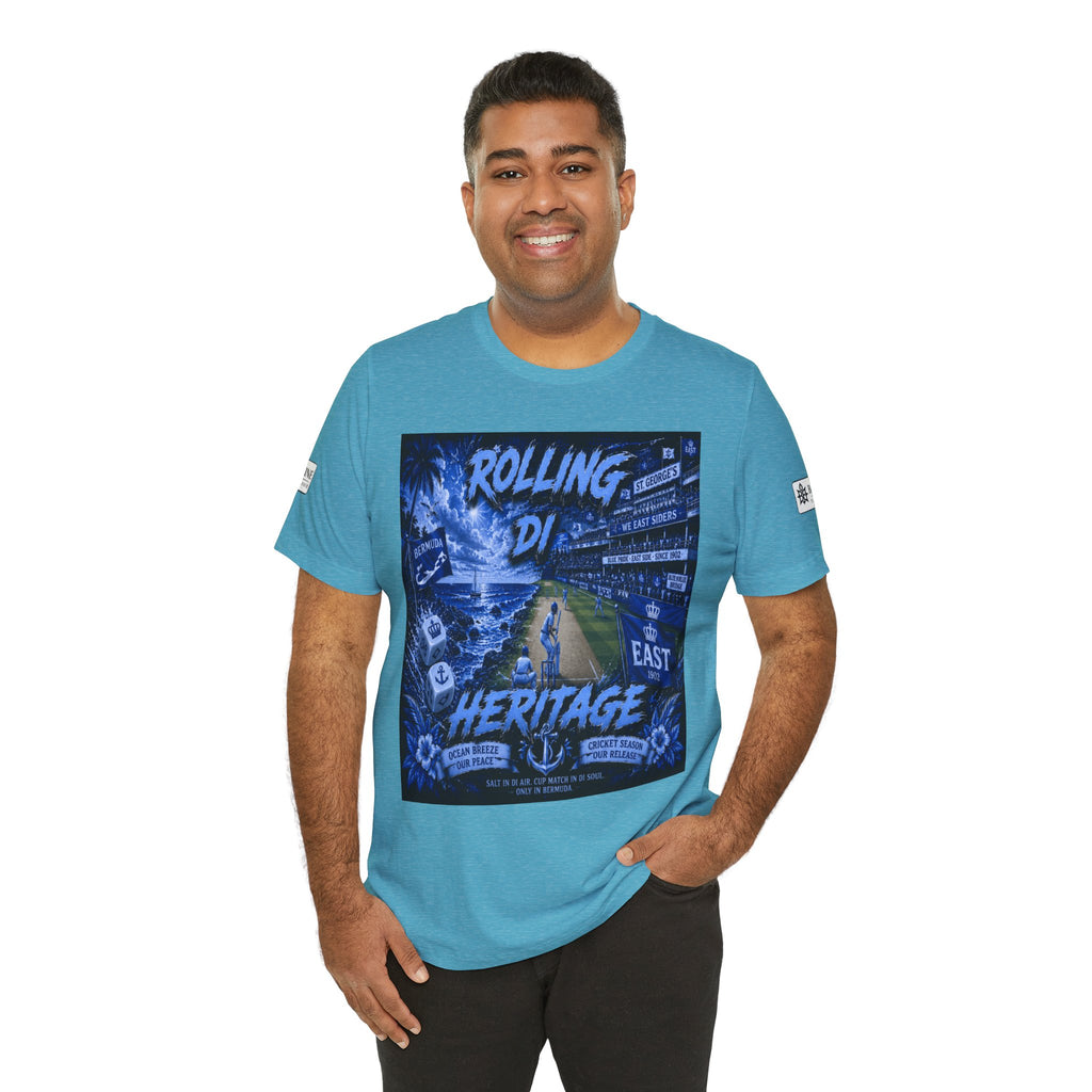 BE DIVINE™ Rolling Di Heritage – All I See Is Blue Vibes Heritage Tee
