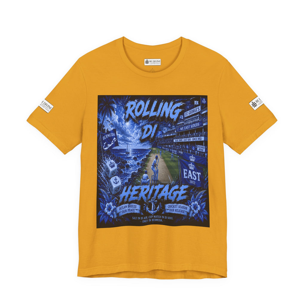 BE DIVINE™ Rolling Di Heritage – All I See Is Blue Vibes Heritage Tee