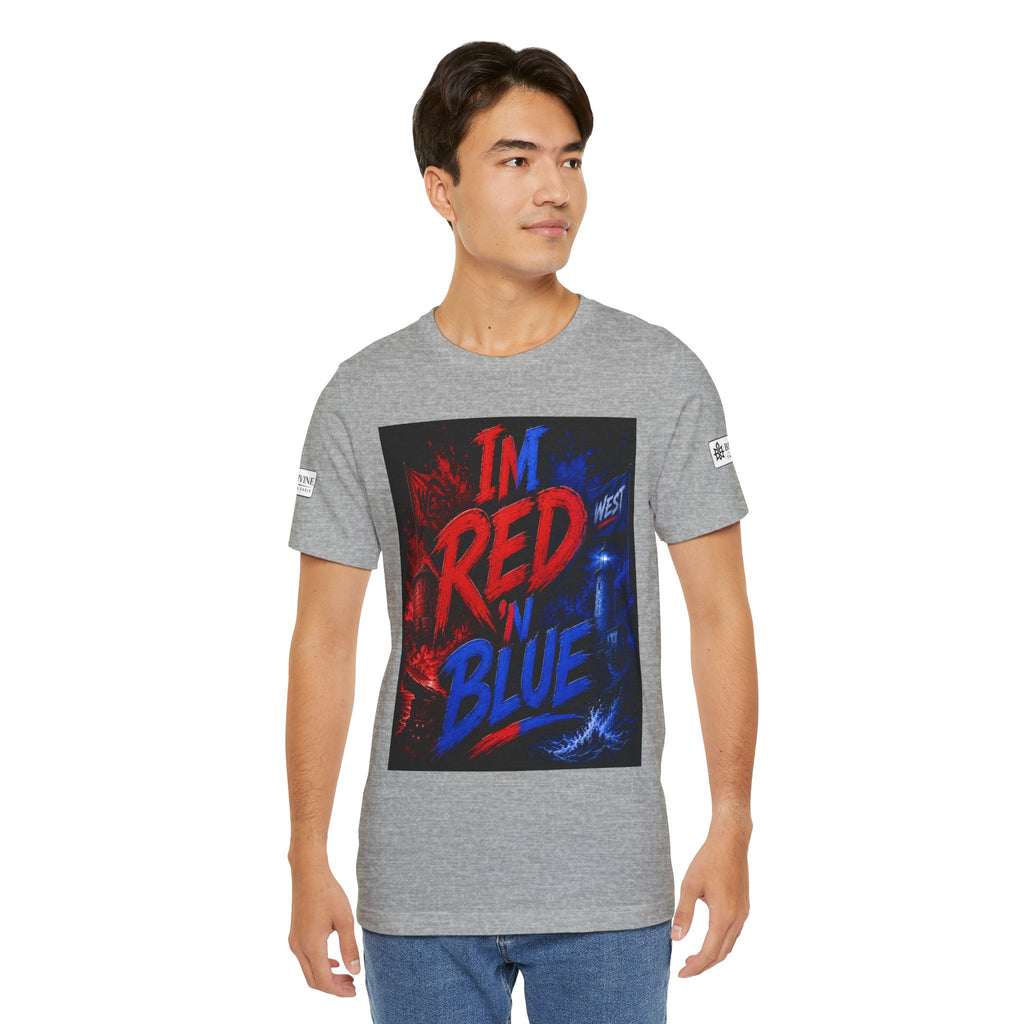 BE DIVINE™ I’m Red ’N Blue Energy Tee
