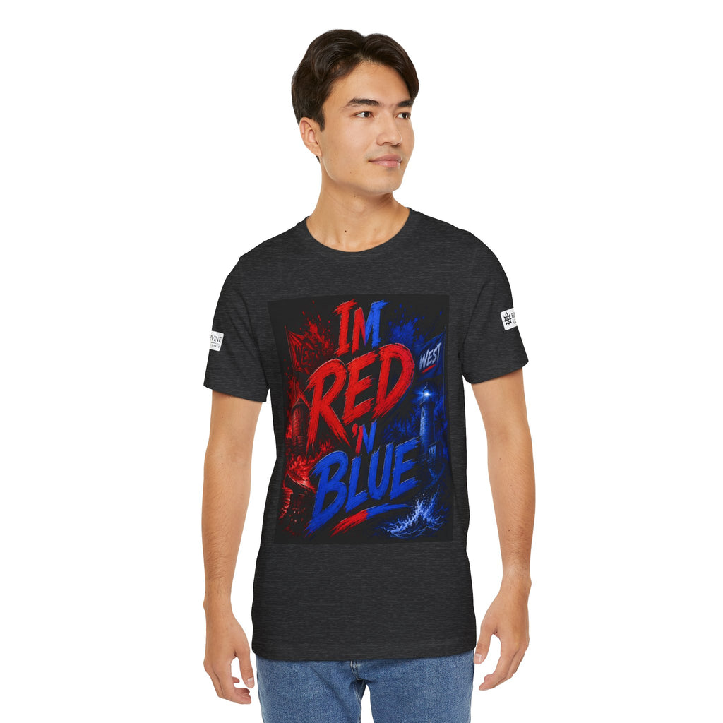 BE DIVINE™ I’m Red ’N Blue Energy Tee