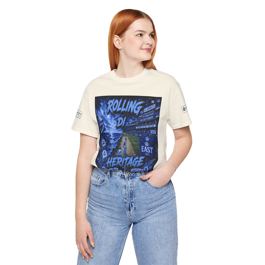 BE DIVINE™ Rolling Di Heritage – All I See Is Blue Vibes Heritage Tee
