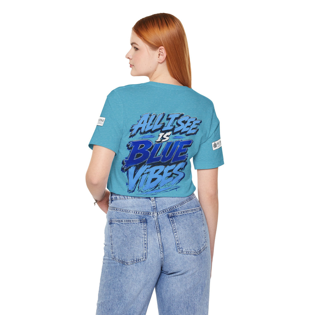 BE DIVINE™ Rolling Di Heritage – All I See Is Blue Vibes Heritage Tee