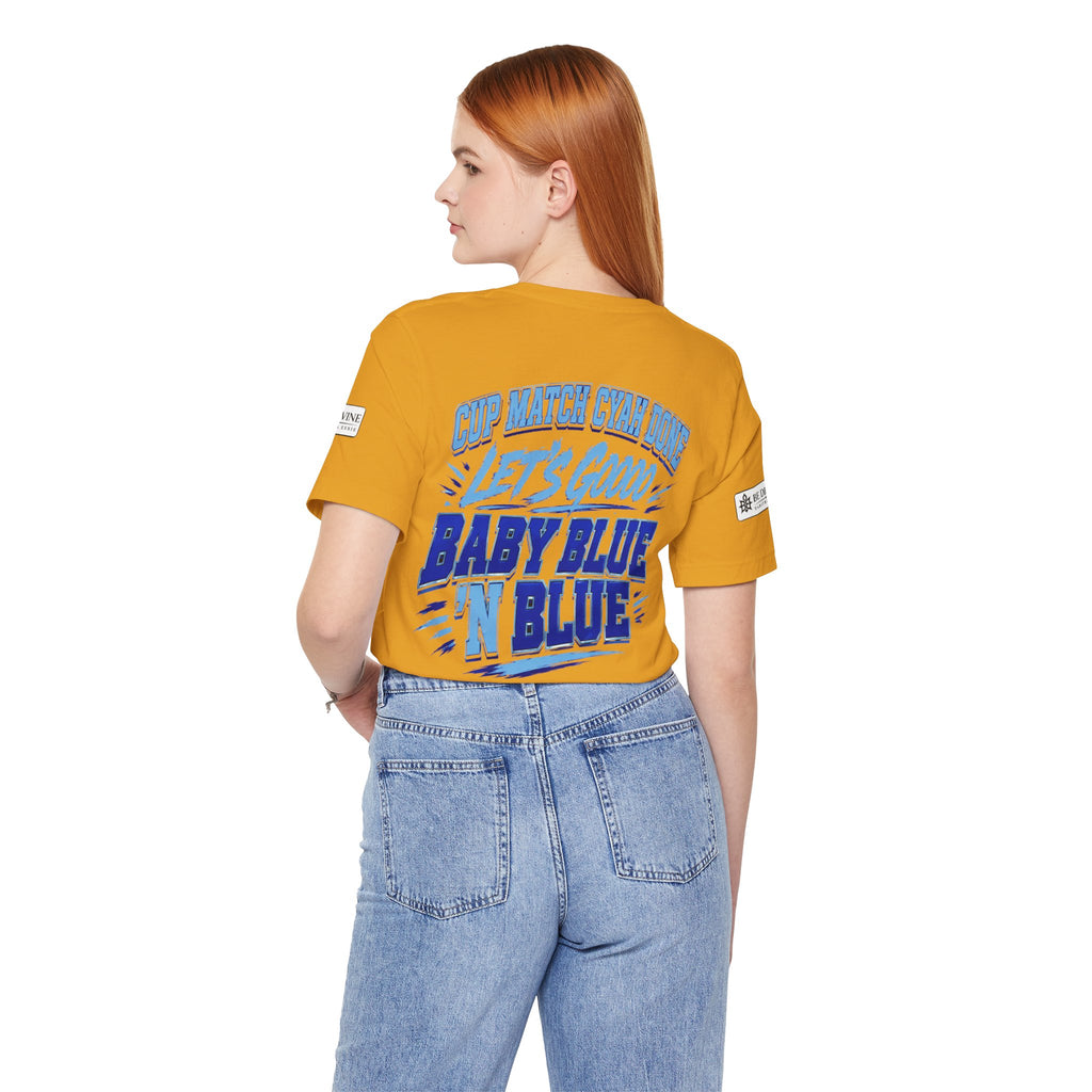 BE DIVINE™ Blue 'N Blue Strong Tee – Let's Gooo Baby Blue 'N Blue Edition