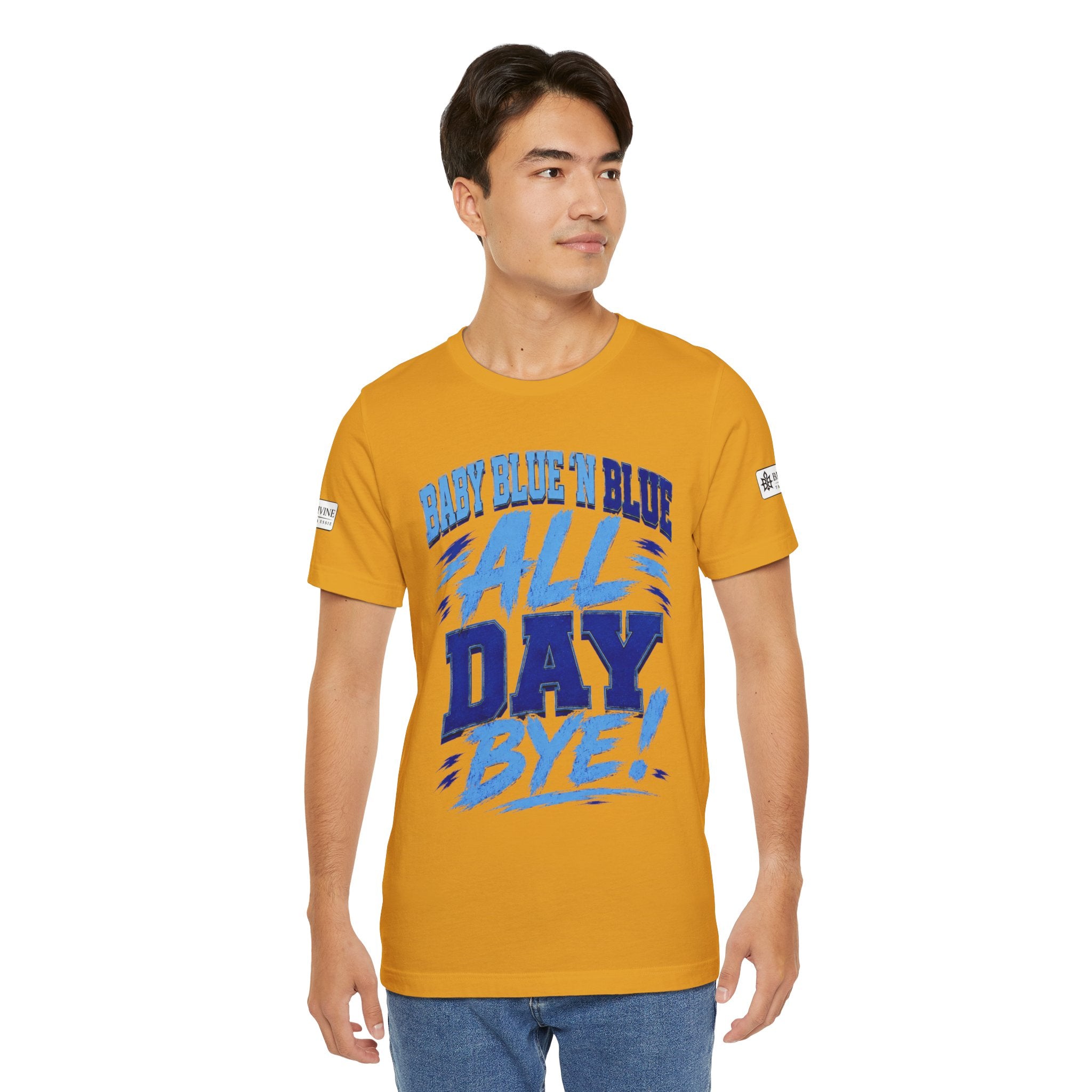 BE DIVINE™ Baby Blue 'N Blue All Day Bye! Heritage Collector Tee
