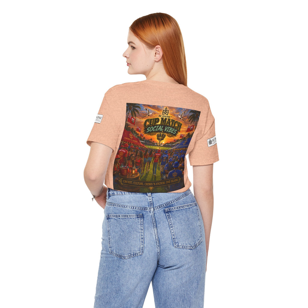 BE DIVINE™ Cup Match Social Vibes Tee – Crown 'N Anchor Edition