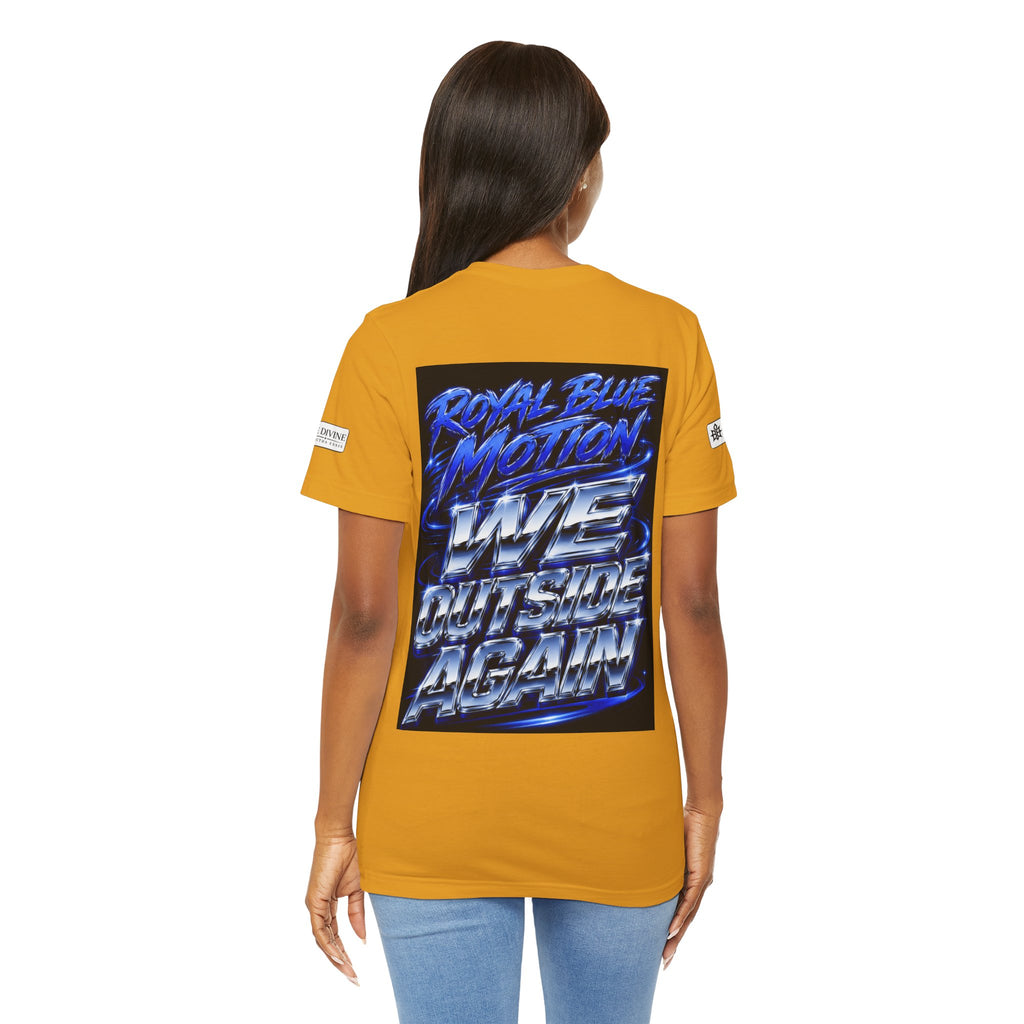BE DIVINE™ Baby Blue 'N Blue Culture – We Outside Tee
