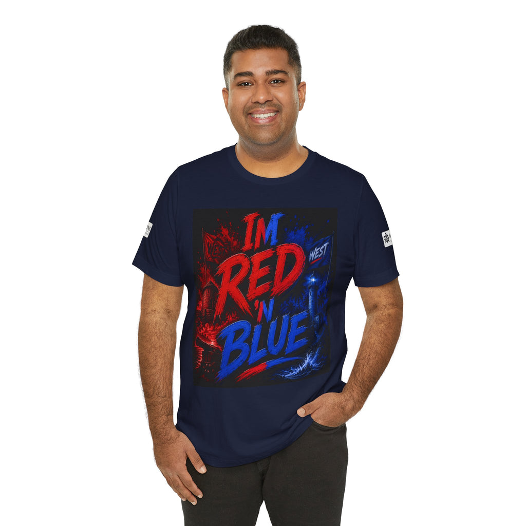 BE DIVINE™ I’m Red ’N Blue Energy Tee