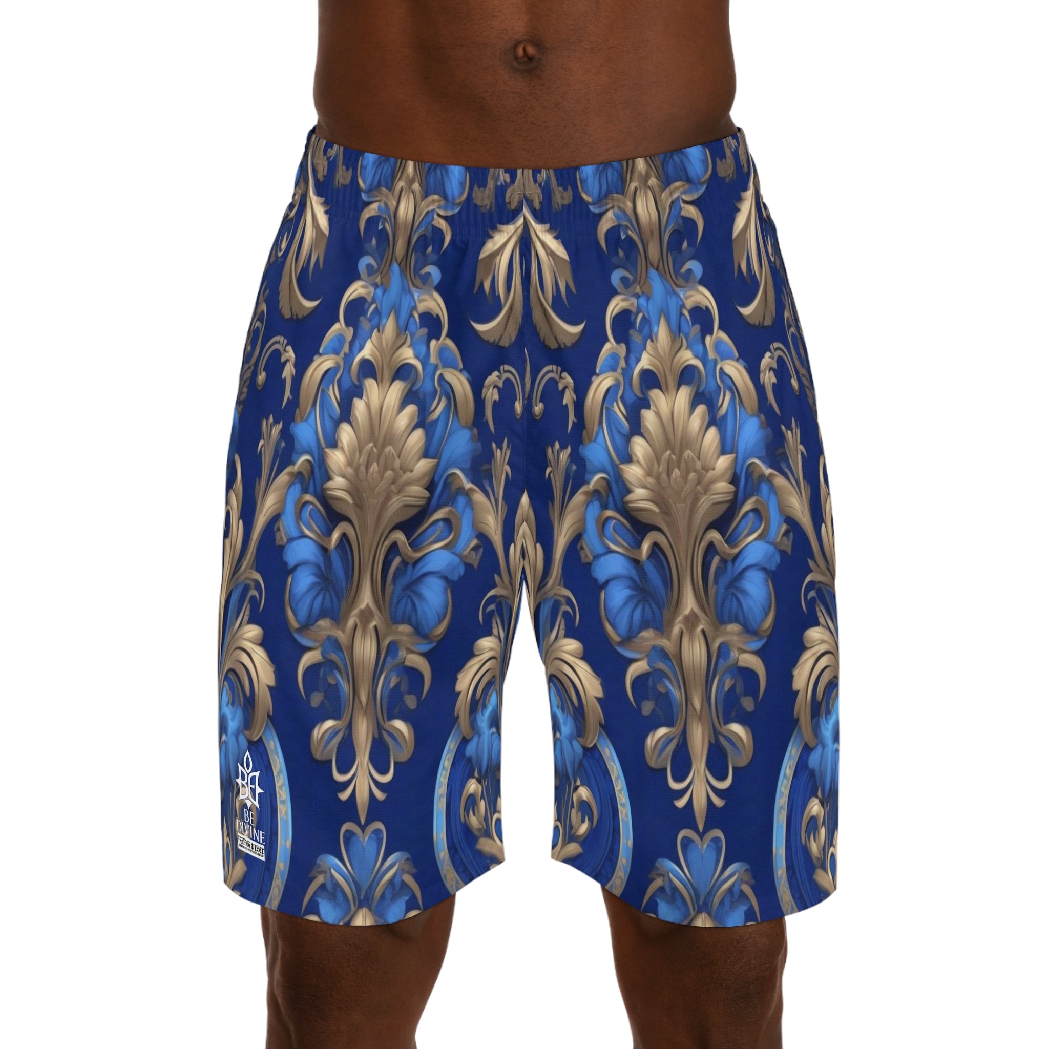 BE DIVINE™ St. George’s Royal Regalia - Men's Jogger Shorts by Tabitha Essie