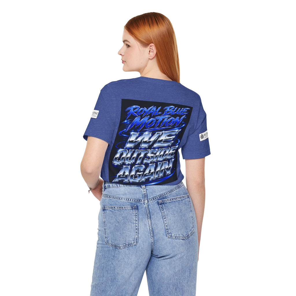 BE DIVINE™ Baby Blue 'N Blue Culture – We Outside Tee