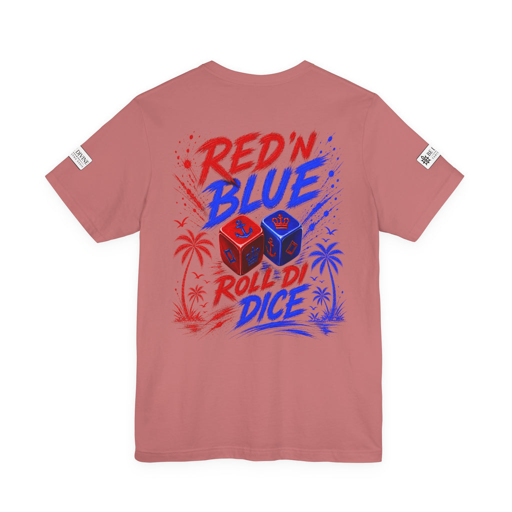 BE DIVINE™ Red ’N Blue Crown ’N Anchor Tee