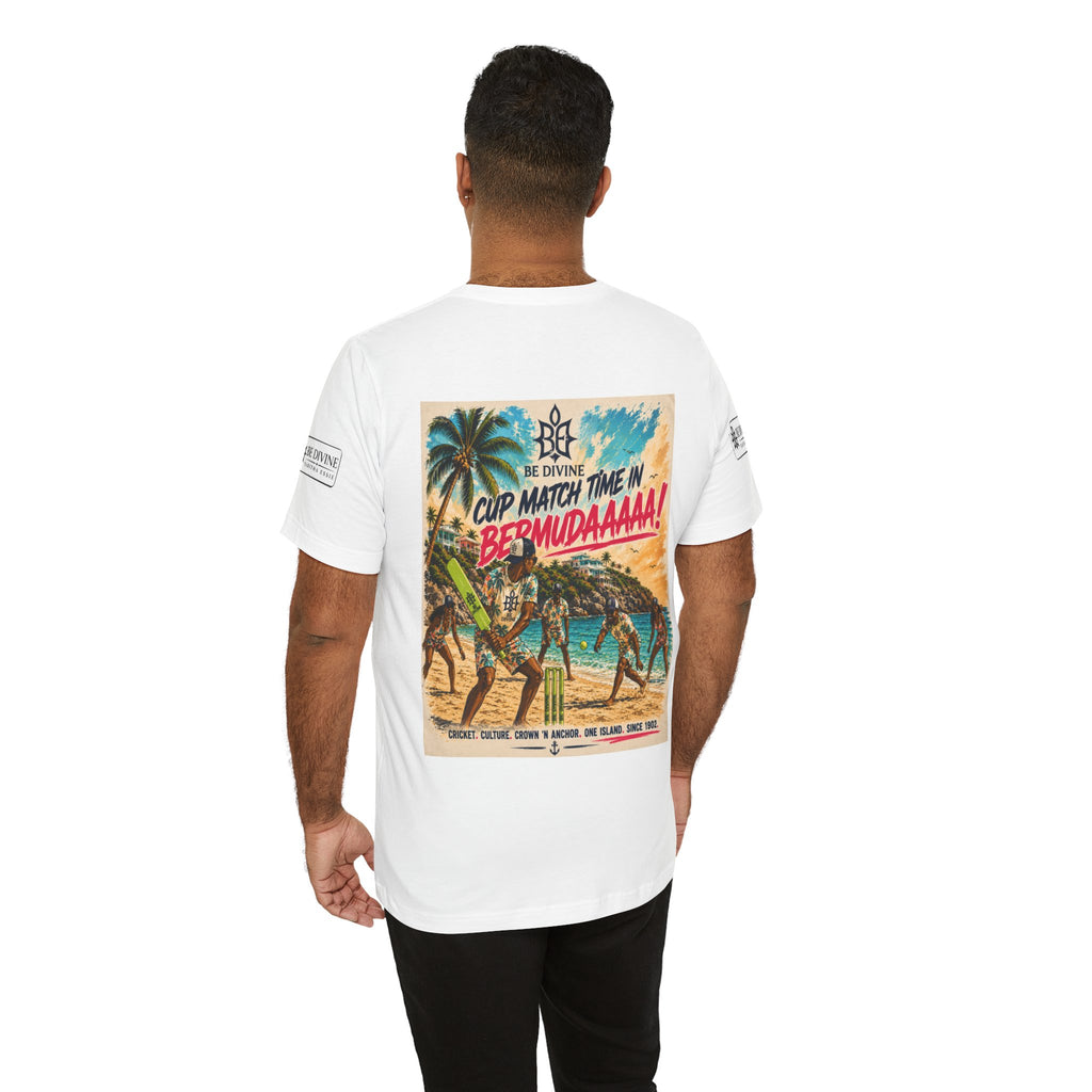 BE DIVINE™ Just Vibes Tee – Bermuda Cup Match Edition
