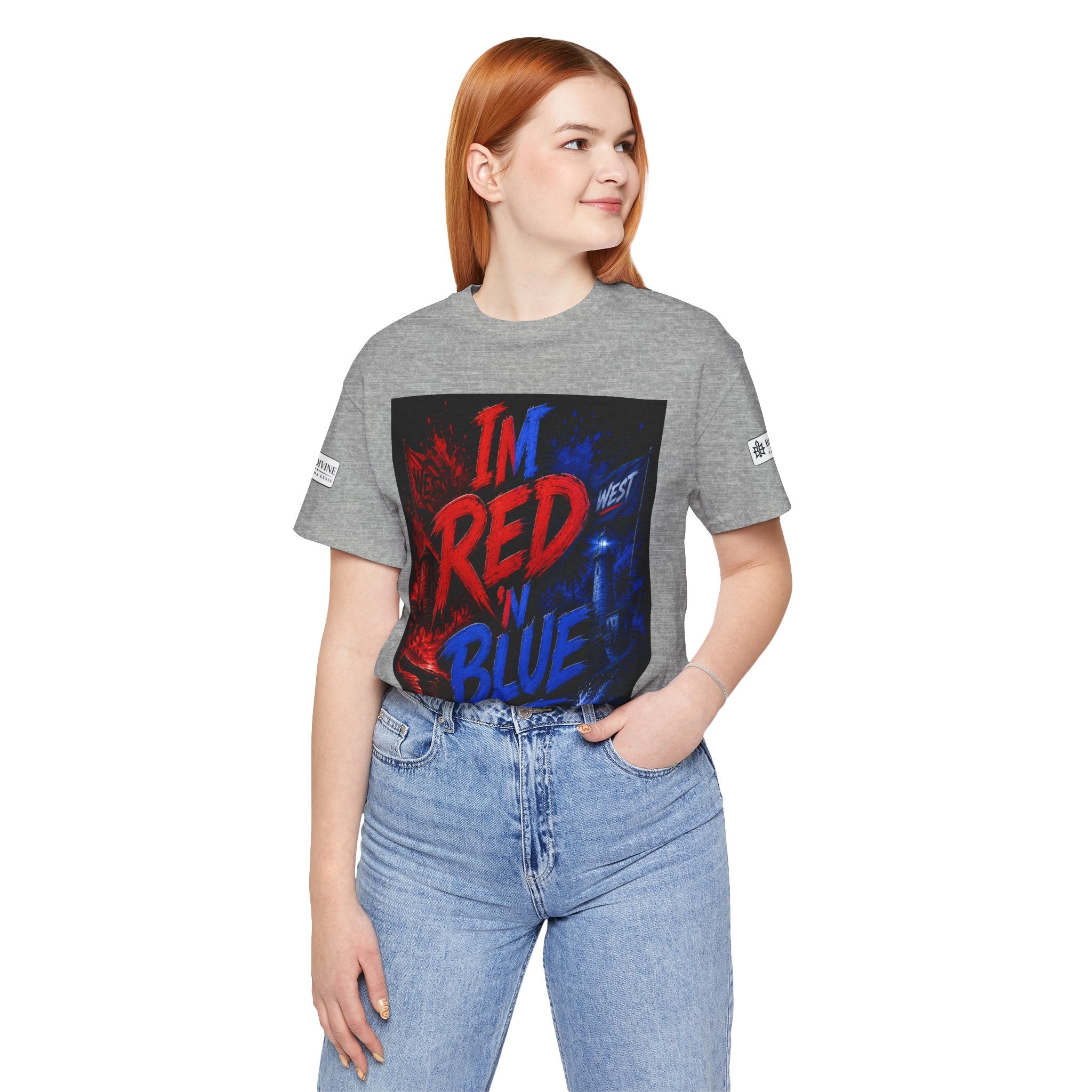 BE DIVINE™ I’m Red ’N Blue Energy Tee