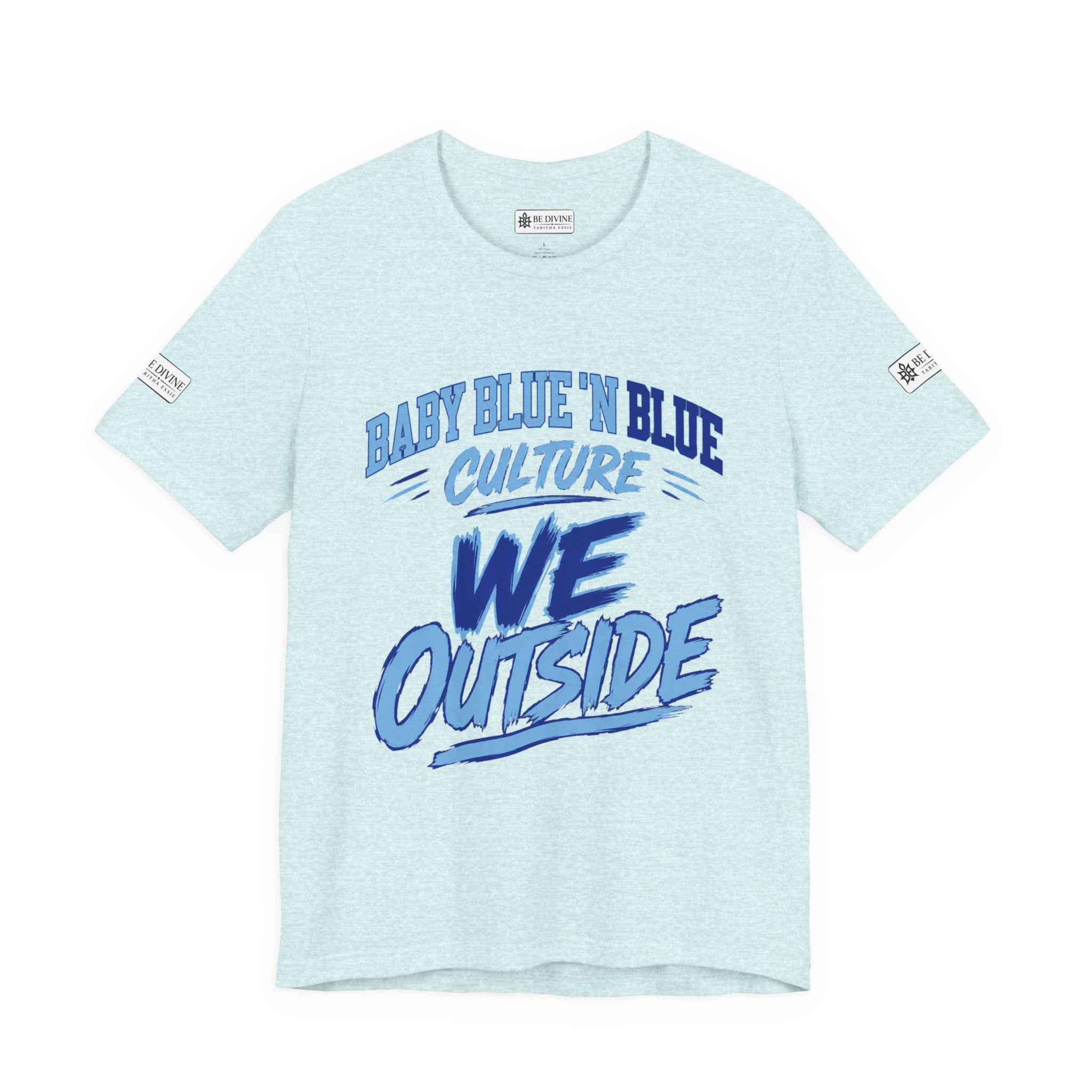 BE DIVINE™ Baby Blue 'N Blue Culture – We Outside Tee