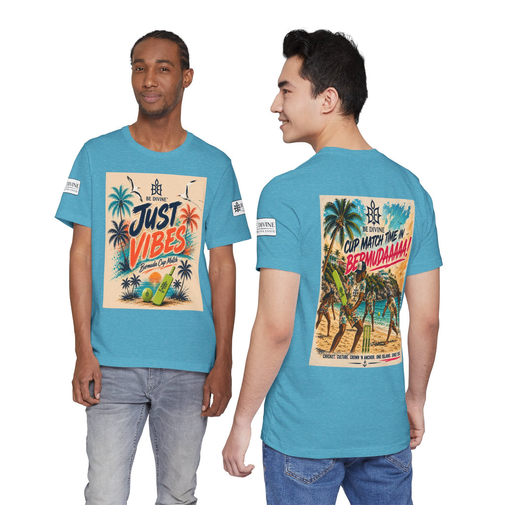 BE DIVINE™ Just Vibes Tee – Bermuda Cup Match Edition