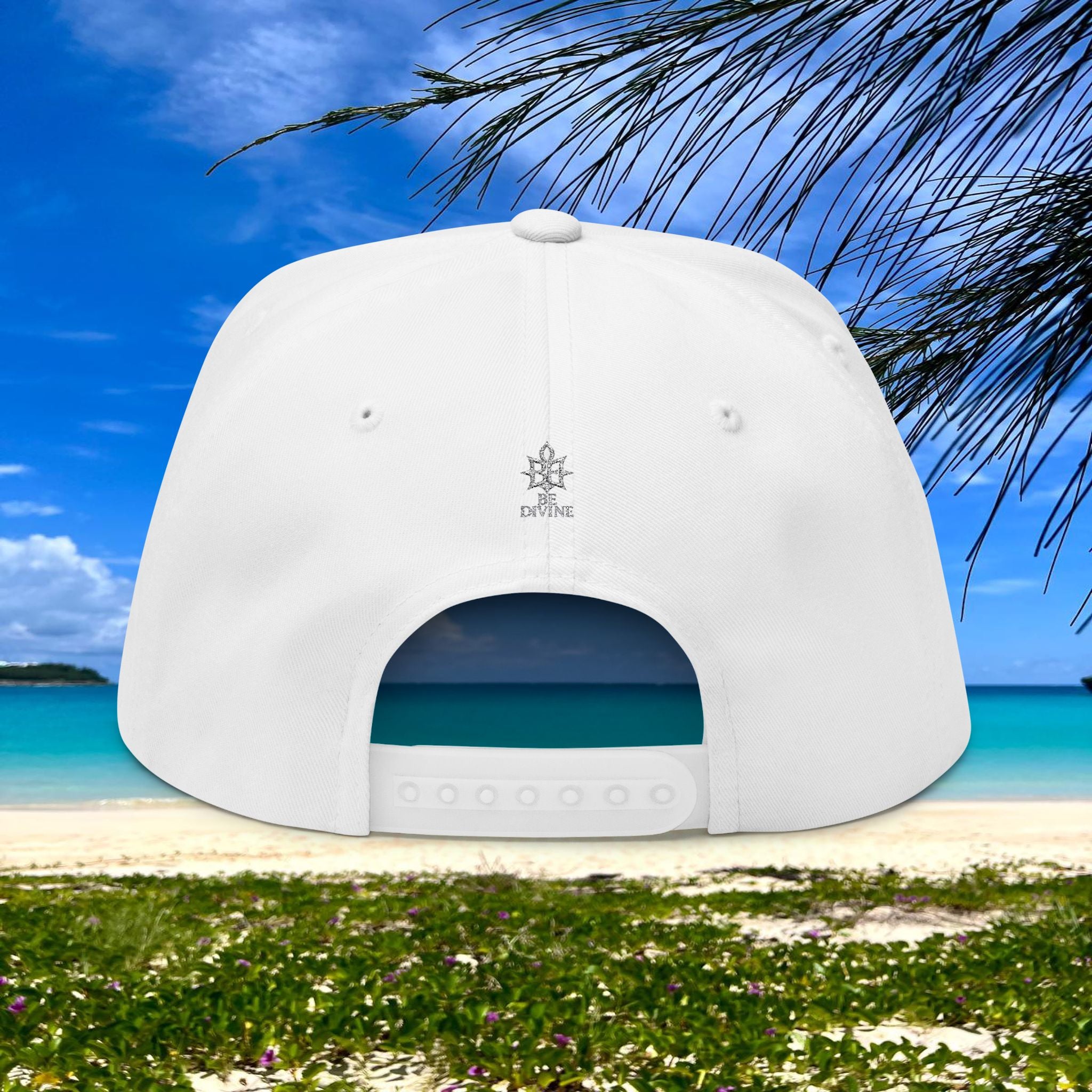 BE DIVINE™ Flat Bill Cap – Embroidered Signature