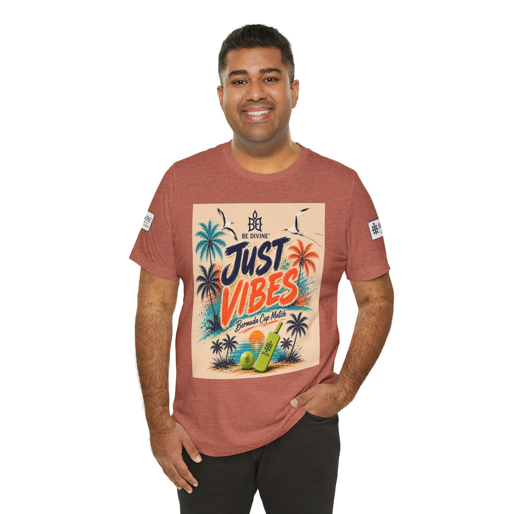 BE DIVINE™ Just Vibes Tee – Bermuda Cup Match Edition