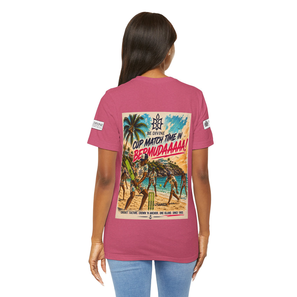 BE DIVINE™ Just Vibes Tee – Bermuda Cup Match Edition