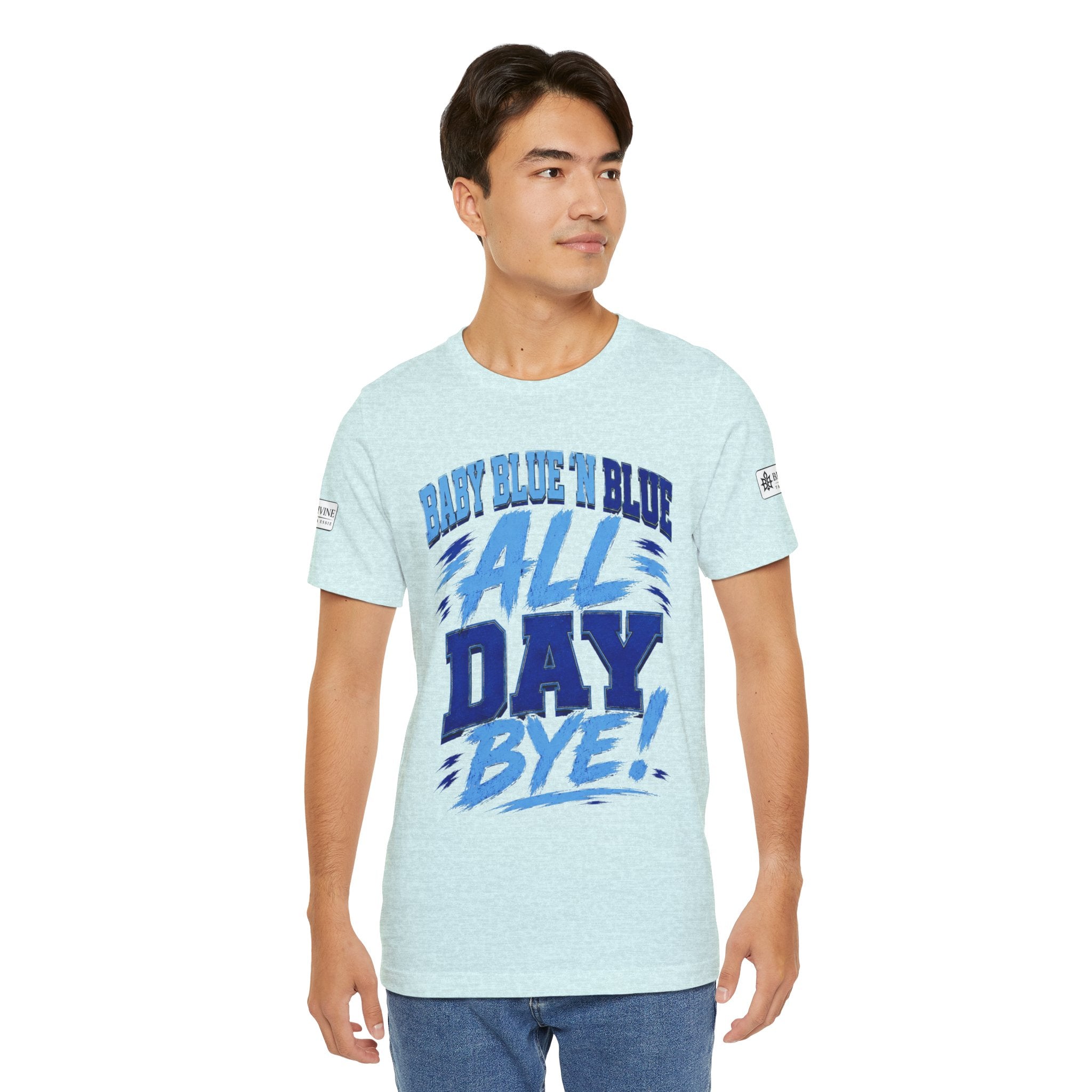 BE DIVINE™ Baby Blue 'N Blue All Day Bye! Heritage Collector Tee