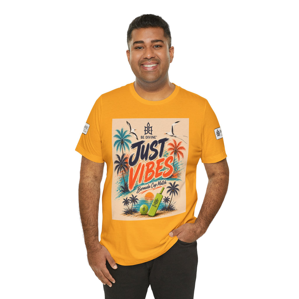 BE DIVINE™ Just Vibes Tee – Bermuda Cup Match Edition