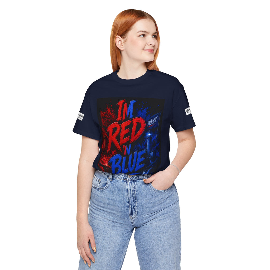 BE DIVINE™ I’m Red ’N Blue Energy Tee