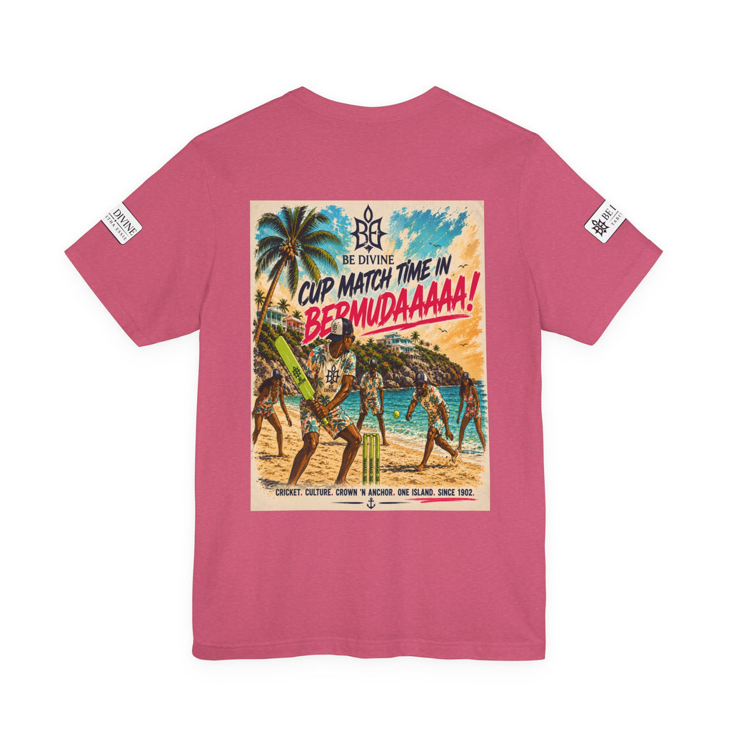 BE DIVINE™ Just Vibes Tee – Bermuda Cup Match Edition