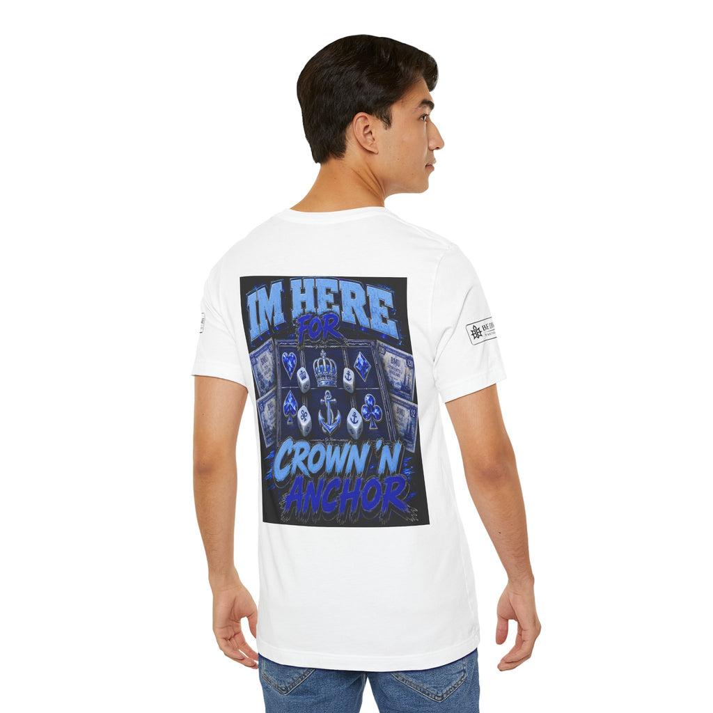 BE DIVINE™ Blue 'N Blue Heritage – I'm Here For Crown & Anchor Tee