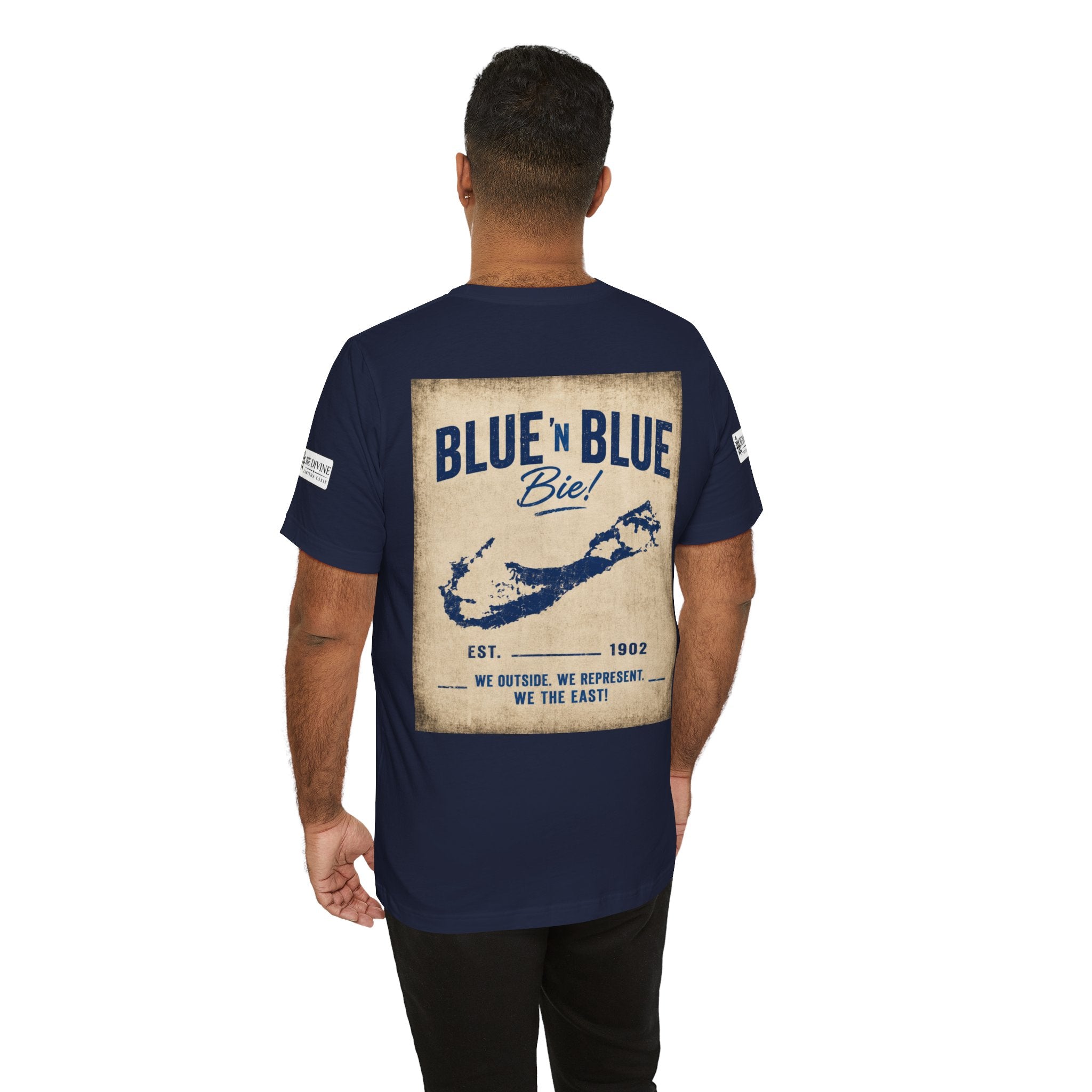 BE DIVINE™ Blue and Blue Bie! – East Side Heritage Collector Tee