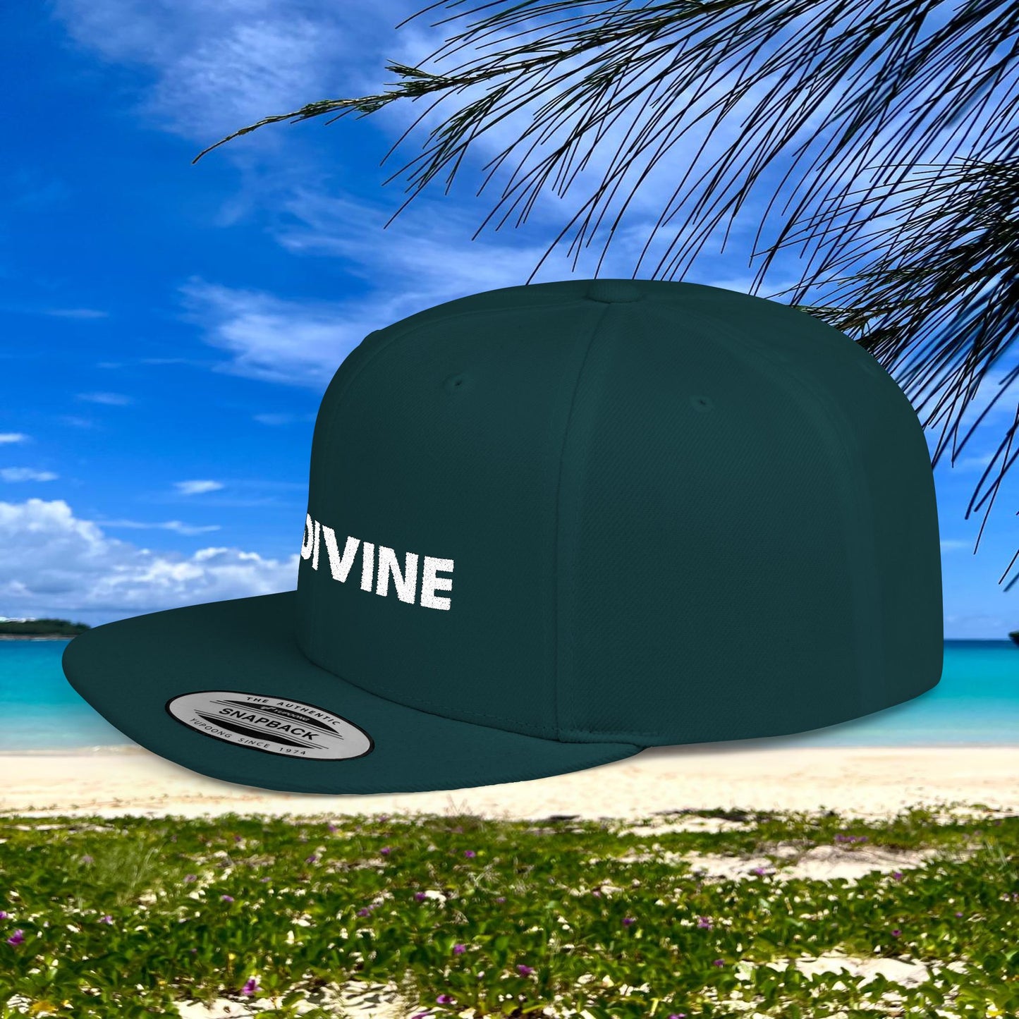 BE DIVINE™ Premium Snapback – White Text Edition