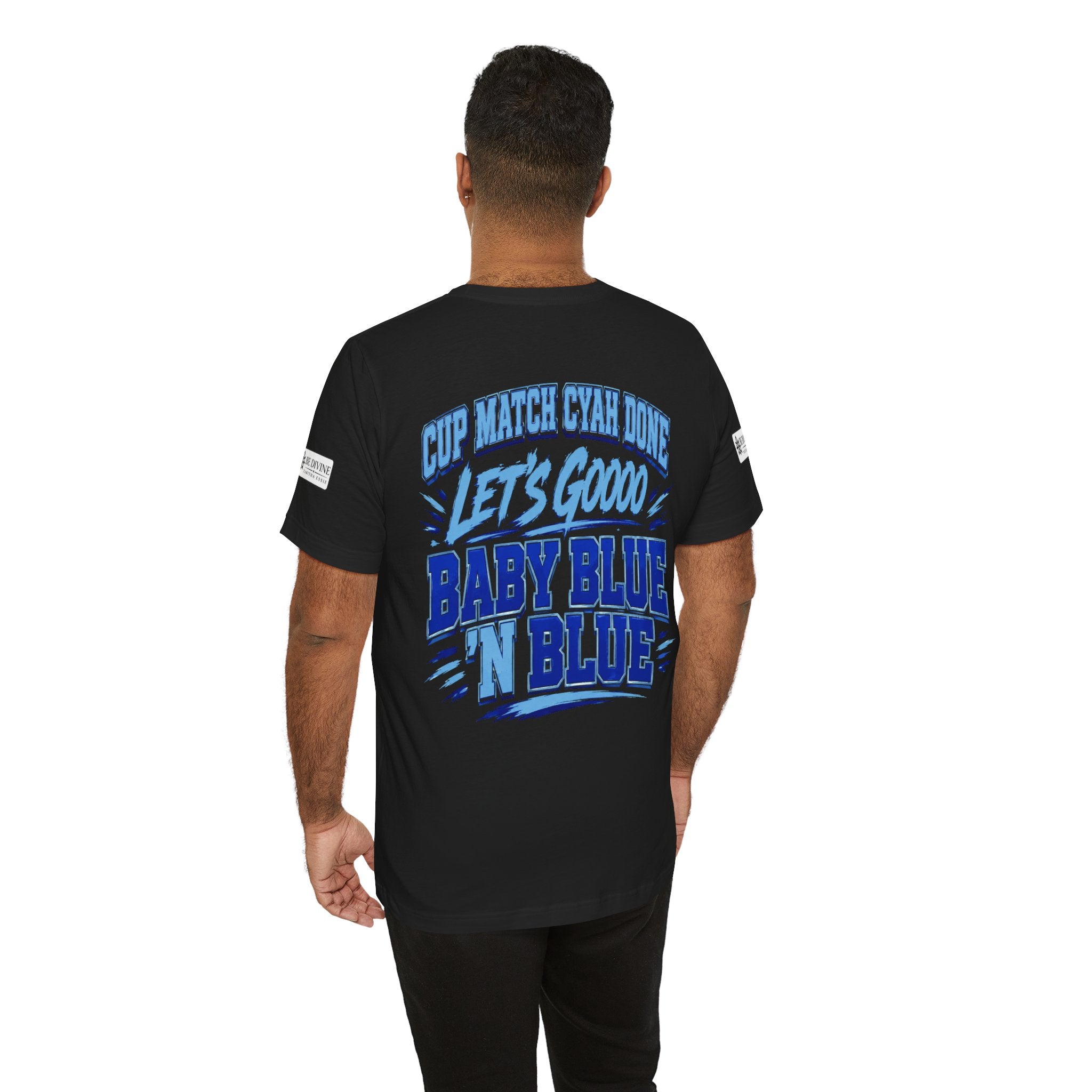 BE DIVINE™ Blue 'N Blue Strong Tee – Let's Gooo Baby Blue 'N Blue Edition