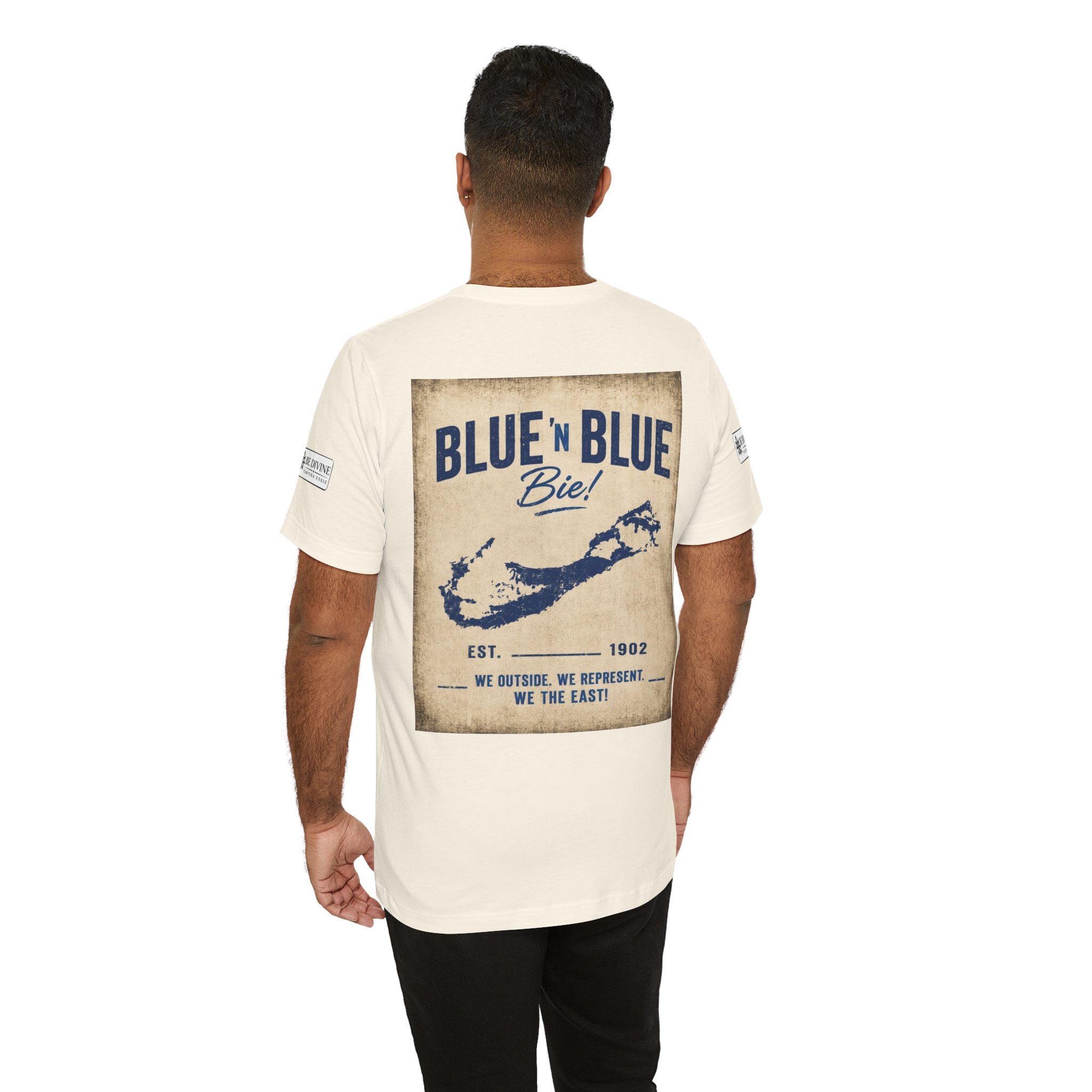 BE DIVINE™ Blue and Blue Bie! – East Side Heritage Collector Tee