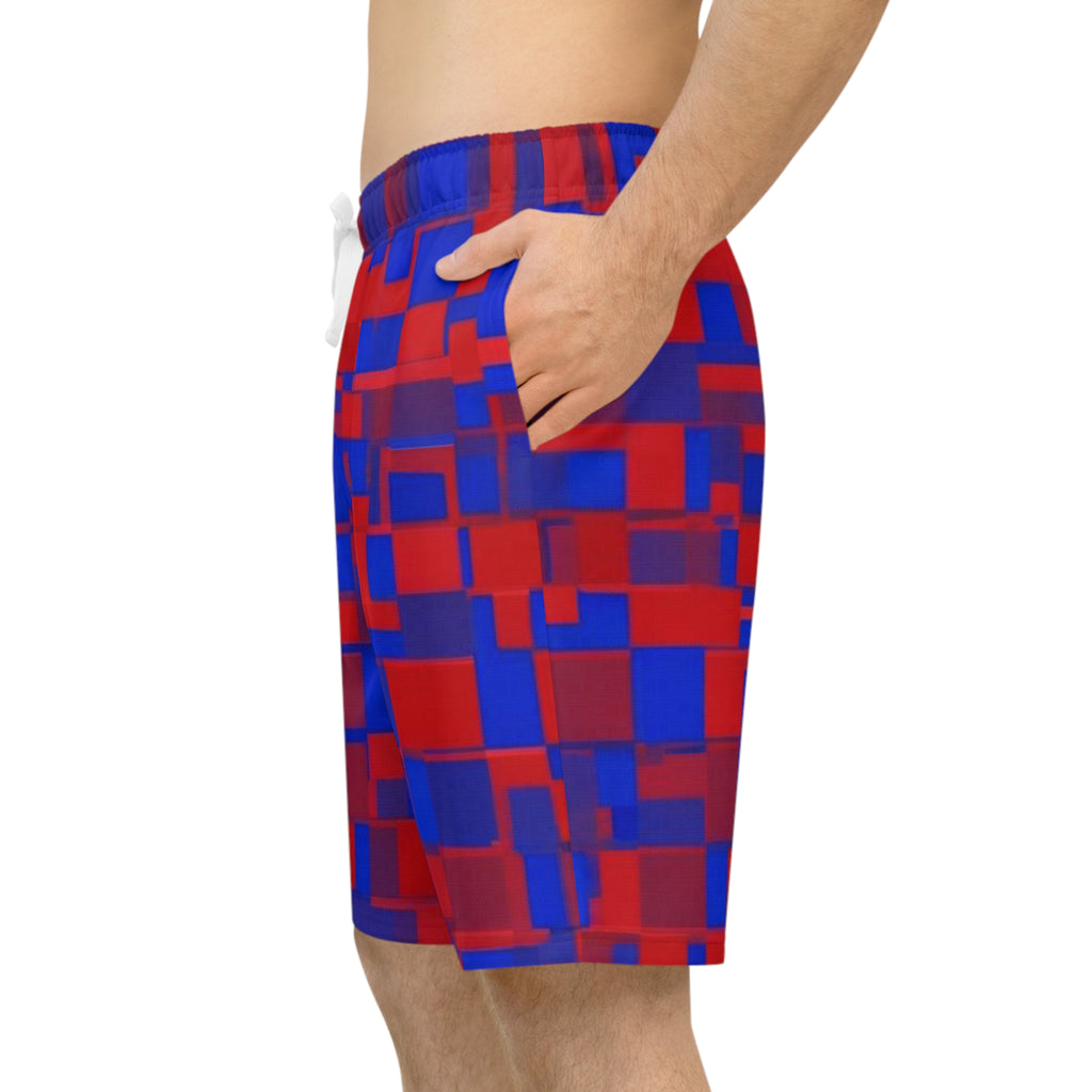 BE DIVINE™ Somerset Camo Block - One of One Cup Match Unisex Shorts by Tabitha Essie