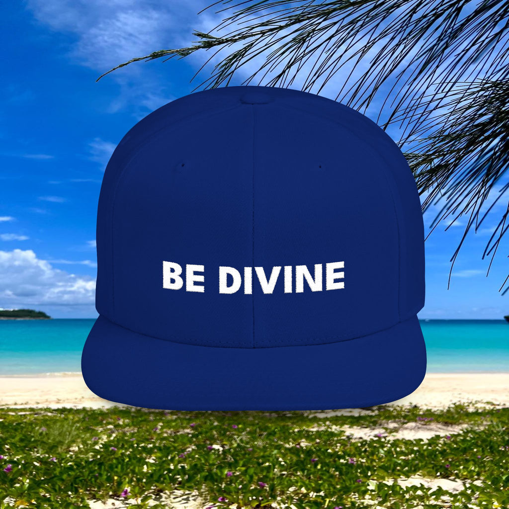 BE DIVINE™ Premium Snapback – White Text Edition