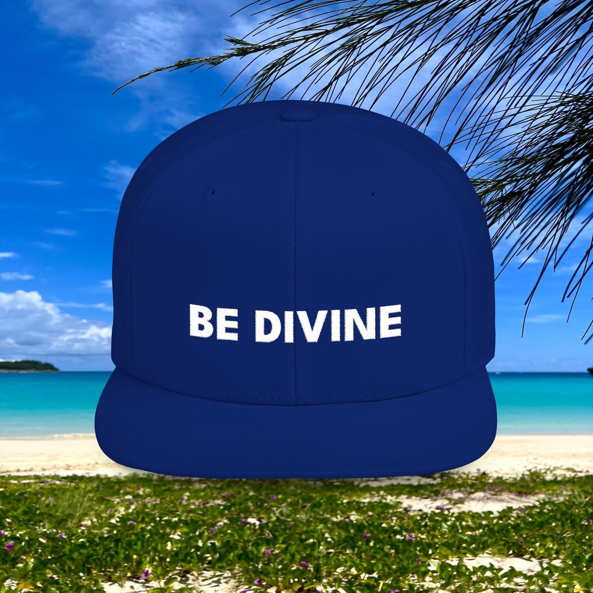 BE DIVINE™ Premium Snapback – White Text Edition