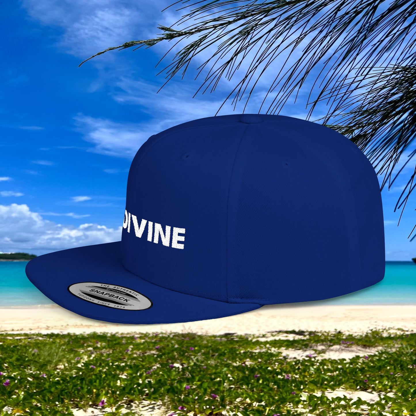 BE DIVINE™ Premium Snapback – White Text Edition