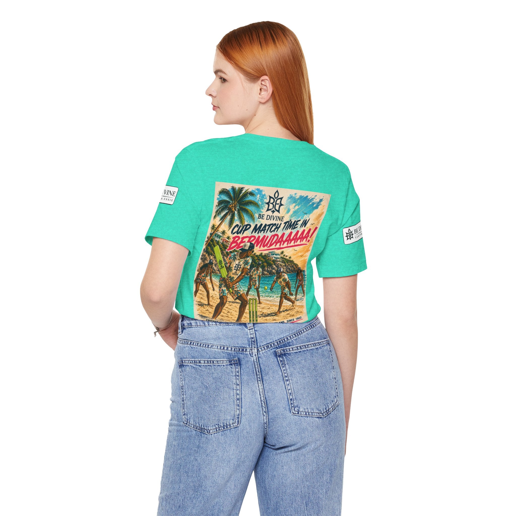 BE DIVINE™ Just Vibes Tee – Bermuda Cup Match Edition
