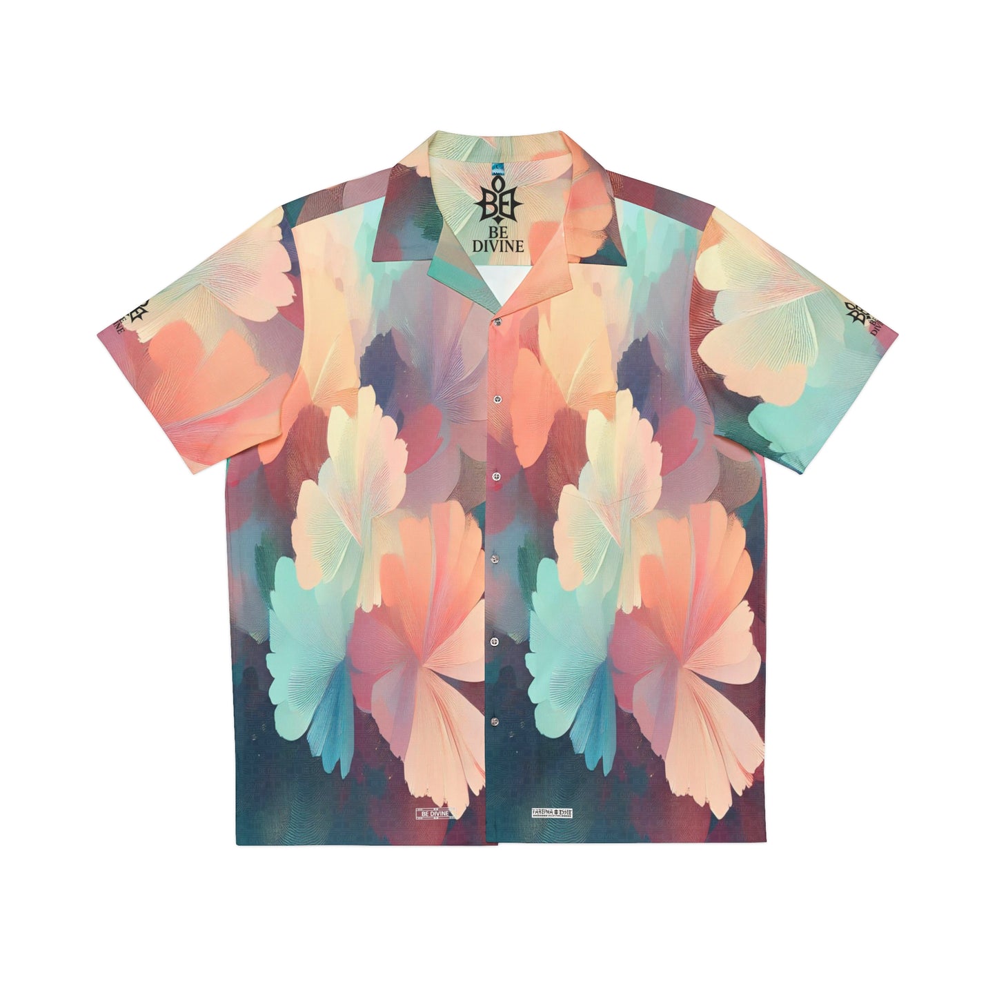 TABITHA ESSIE™ Abstract Bloom Hawaiian Shirt (AOP)