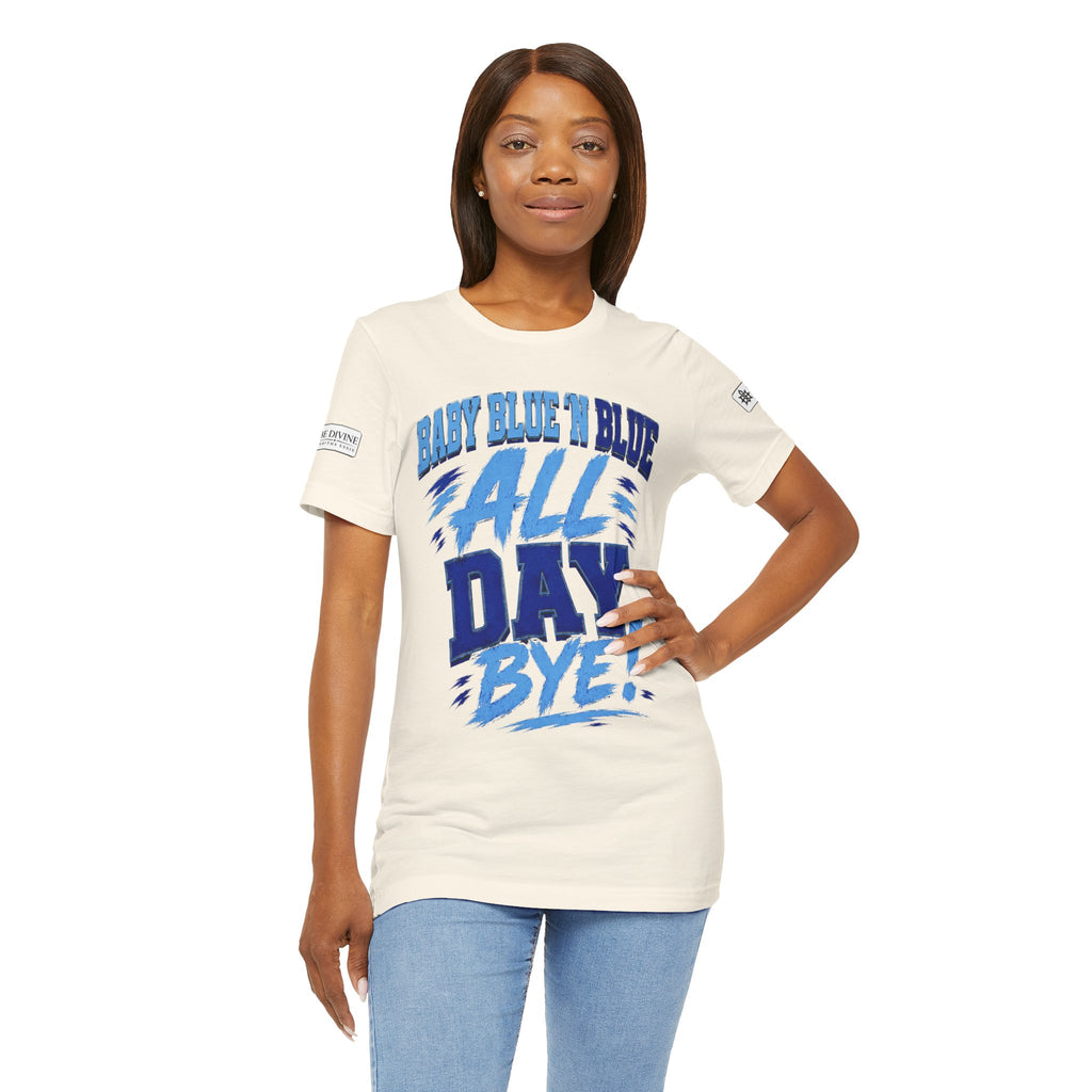 BE DIVINE™ Baby Blue 'N Blue All Day Bye! Heritage Collector Tee