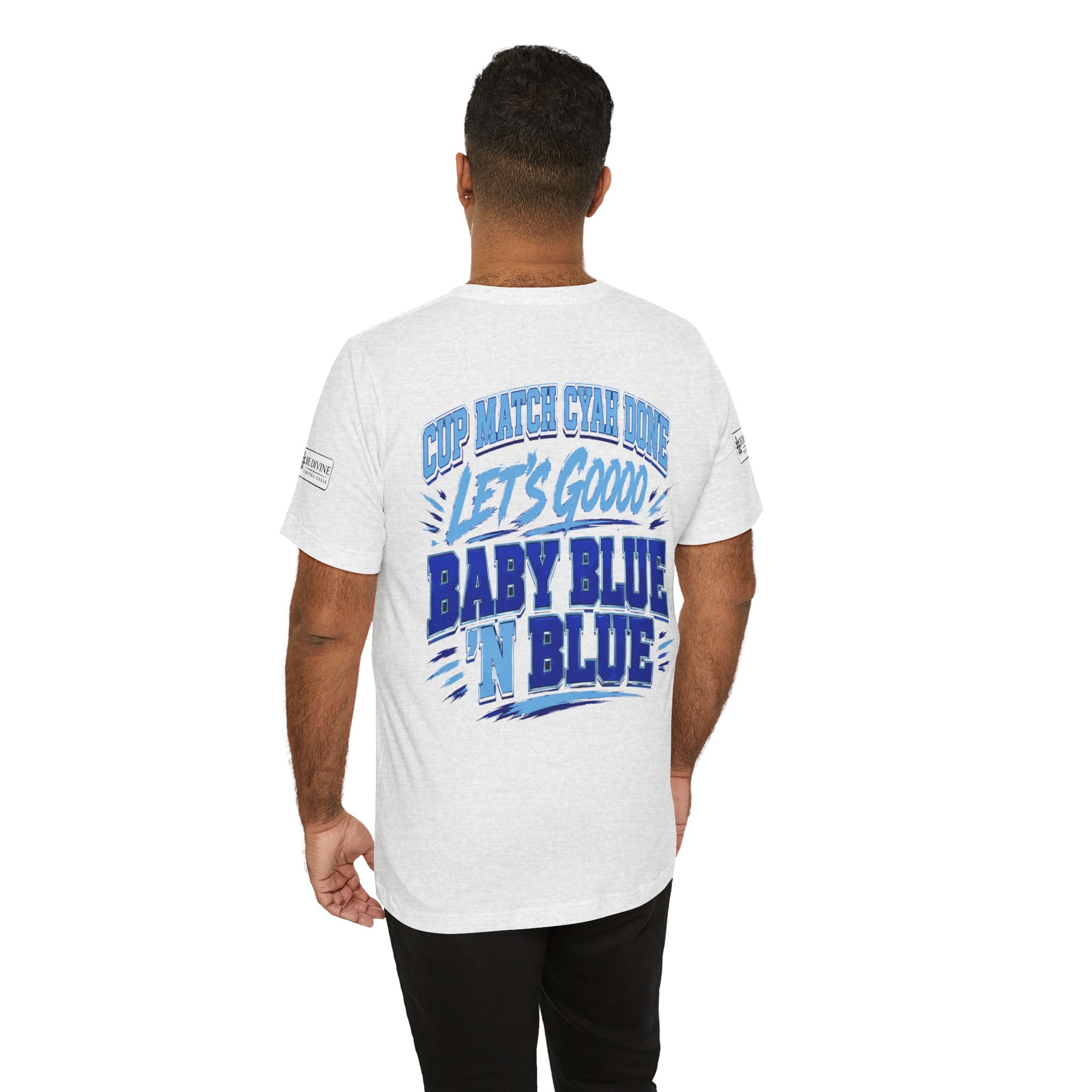 BE DIVINE™ Blue 'N Blue Strong Tee – Let's Gooo Baby Blue 'N Blue Edition