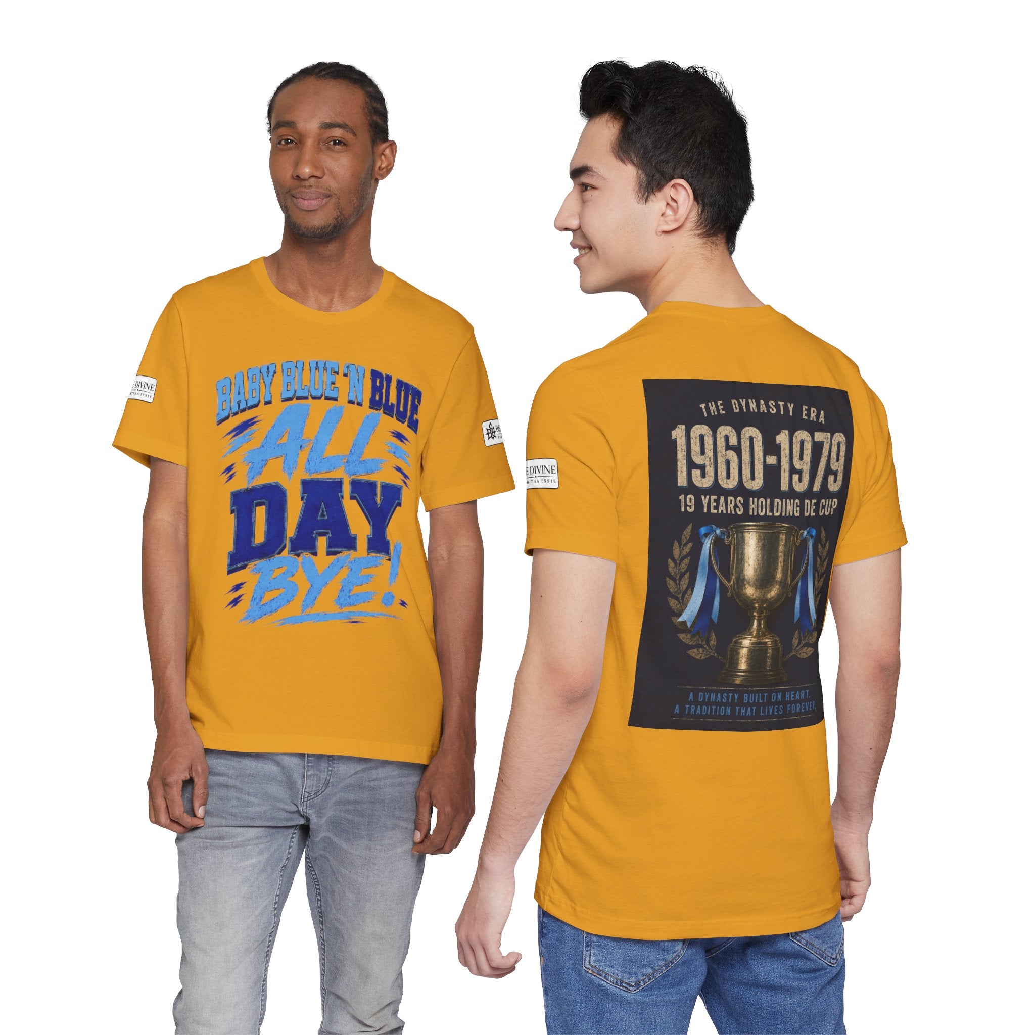 BE DIVINE™ Baby Blue 'N Blue All Day Bye! Heritage Collector Tee