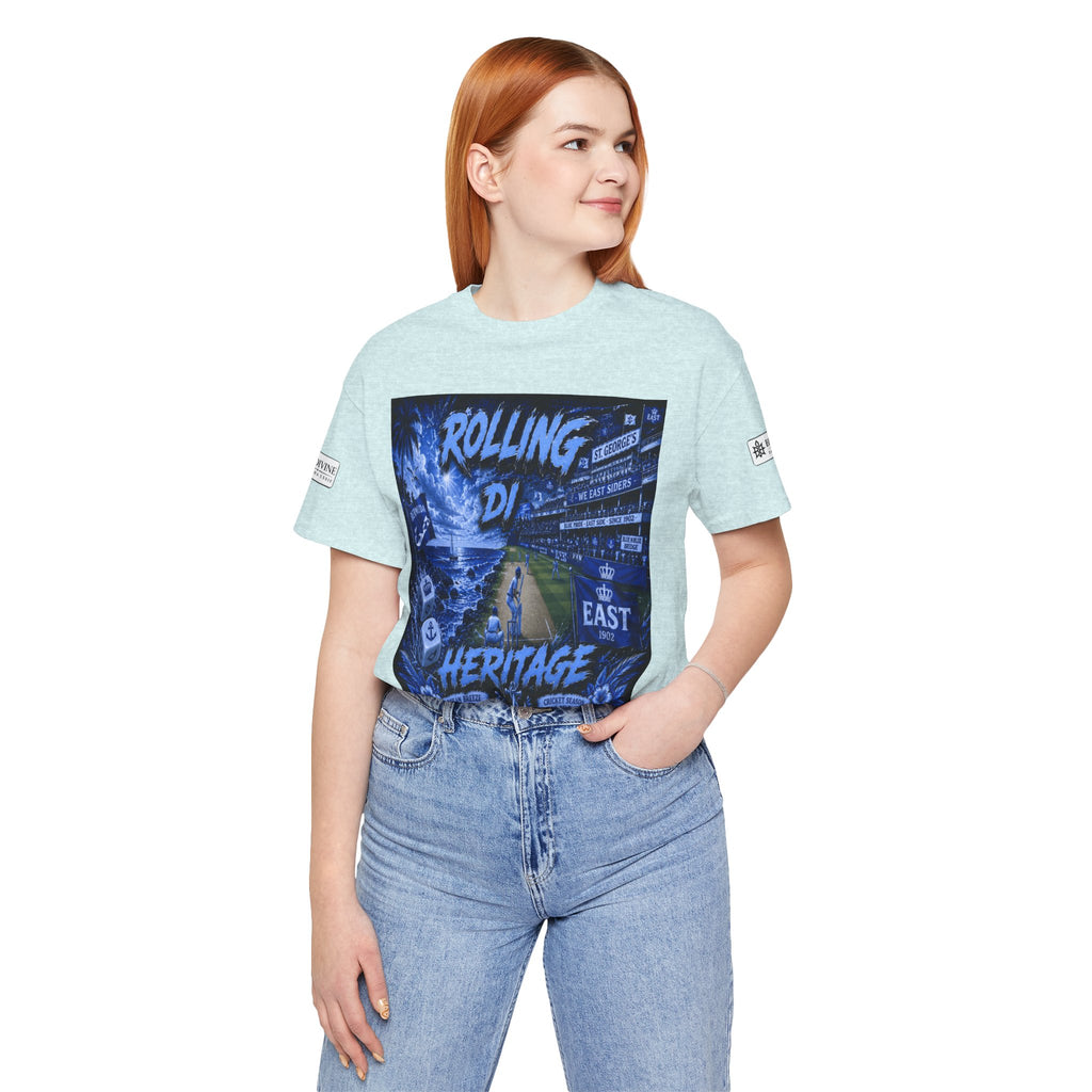 BE DIVINE™ Rolling Di Heritage – All I See Is Blue Vibes Heritage Tee