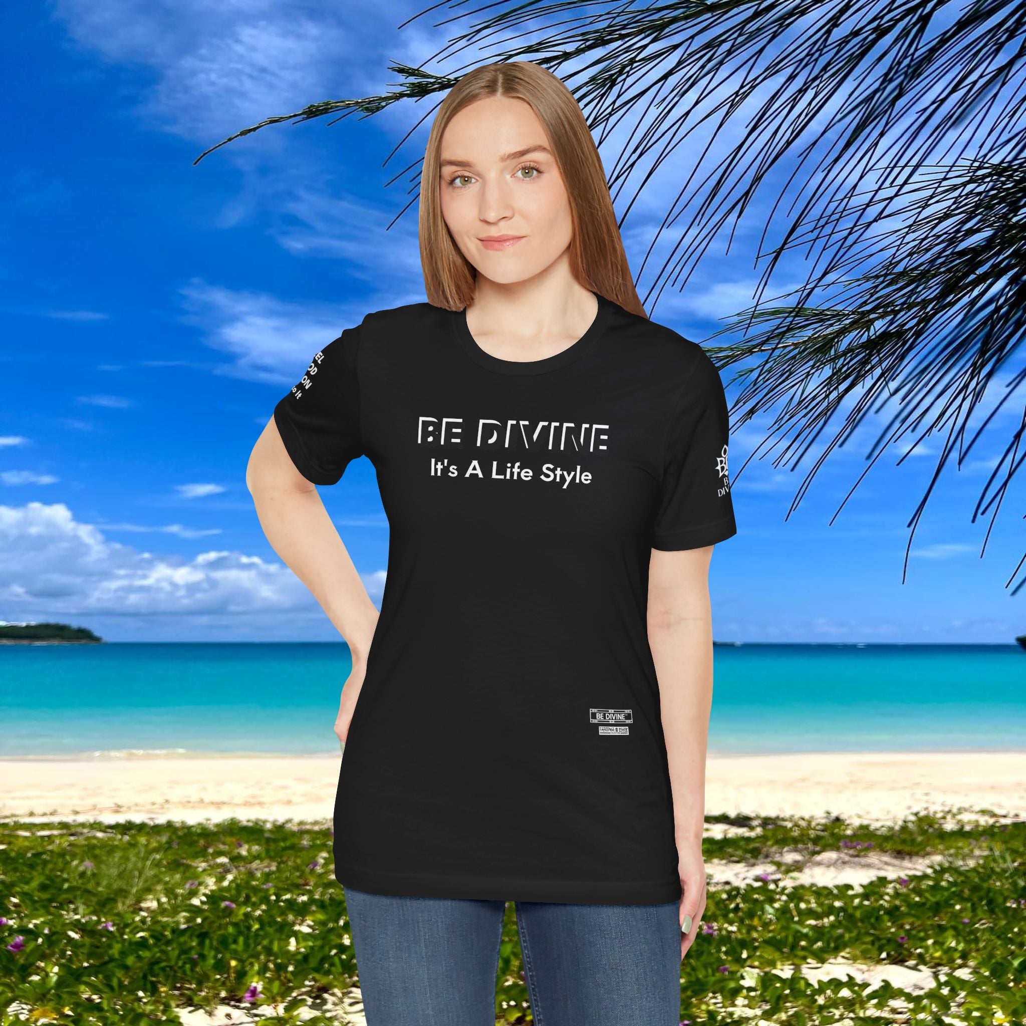 BE DIVINE™ Unisex T-Shirt - All-Black Premium Edition