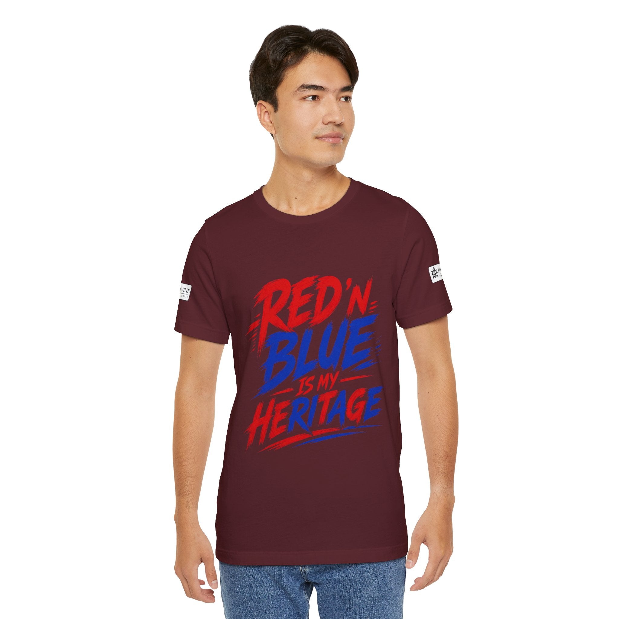 BE DIVINE™ Red ’N Blue Heritage Tee