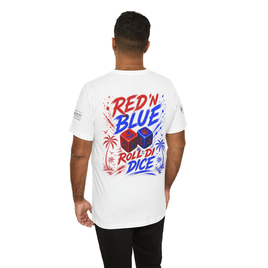 BE DIVINE™ Red ’N Blue Crown ’N Anchor Tee